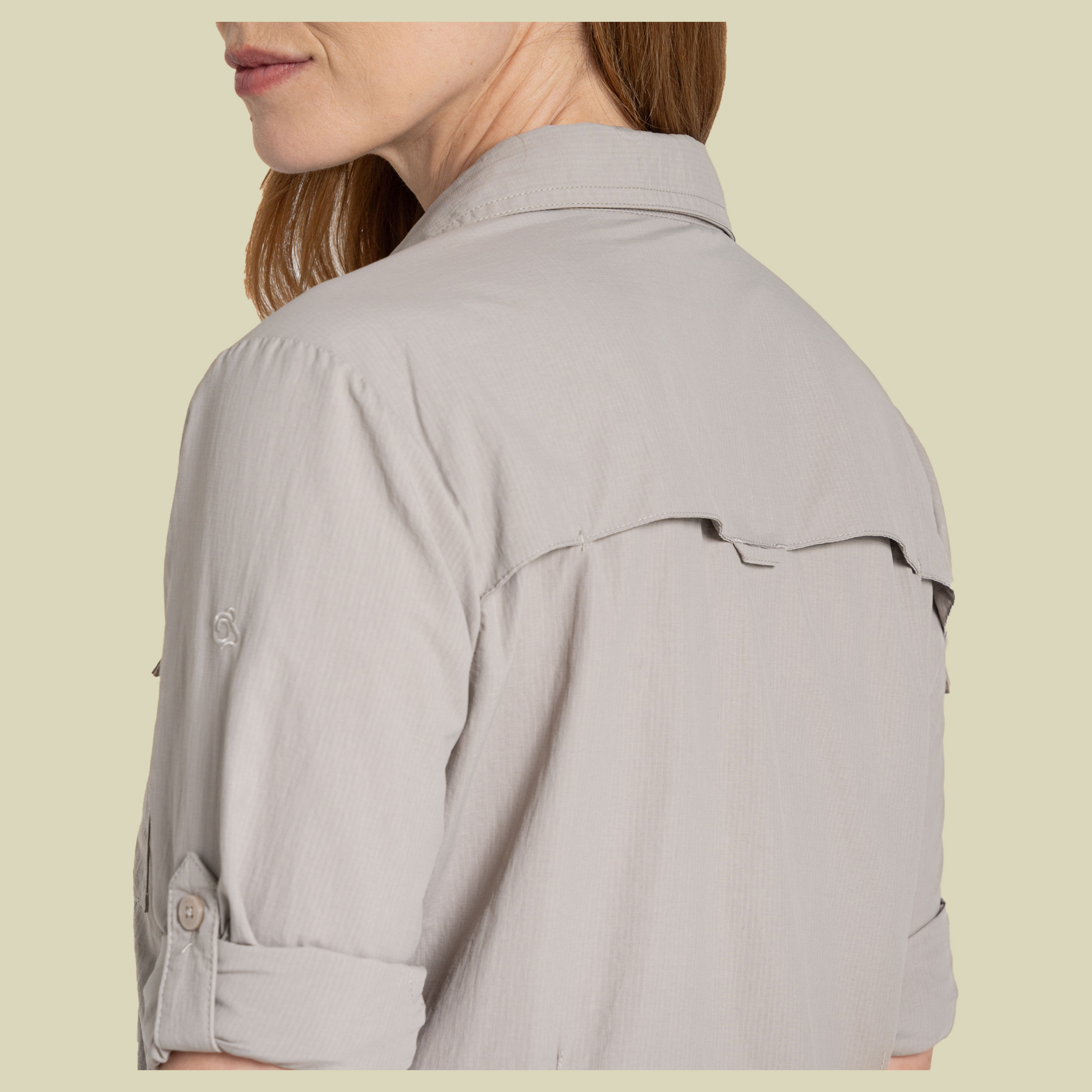 NosiLife Adventure Long Sleeved Shirt III Women 44 grau - soft mushroom (18)