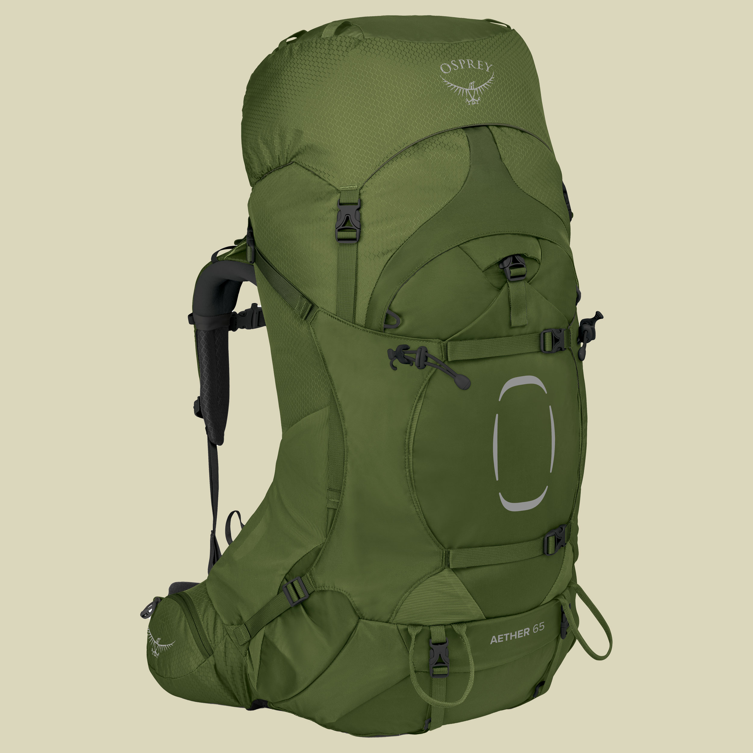 Aether 65 Men Volumen 65 L, Rückenlänge S/M Farbe garlic mustard green