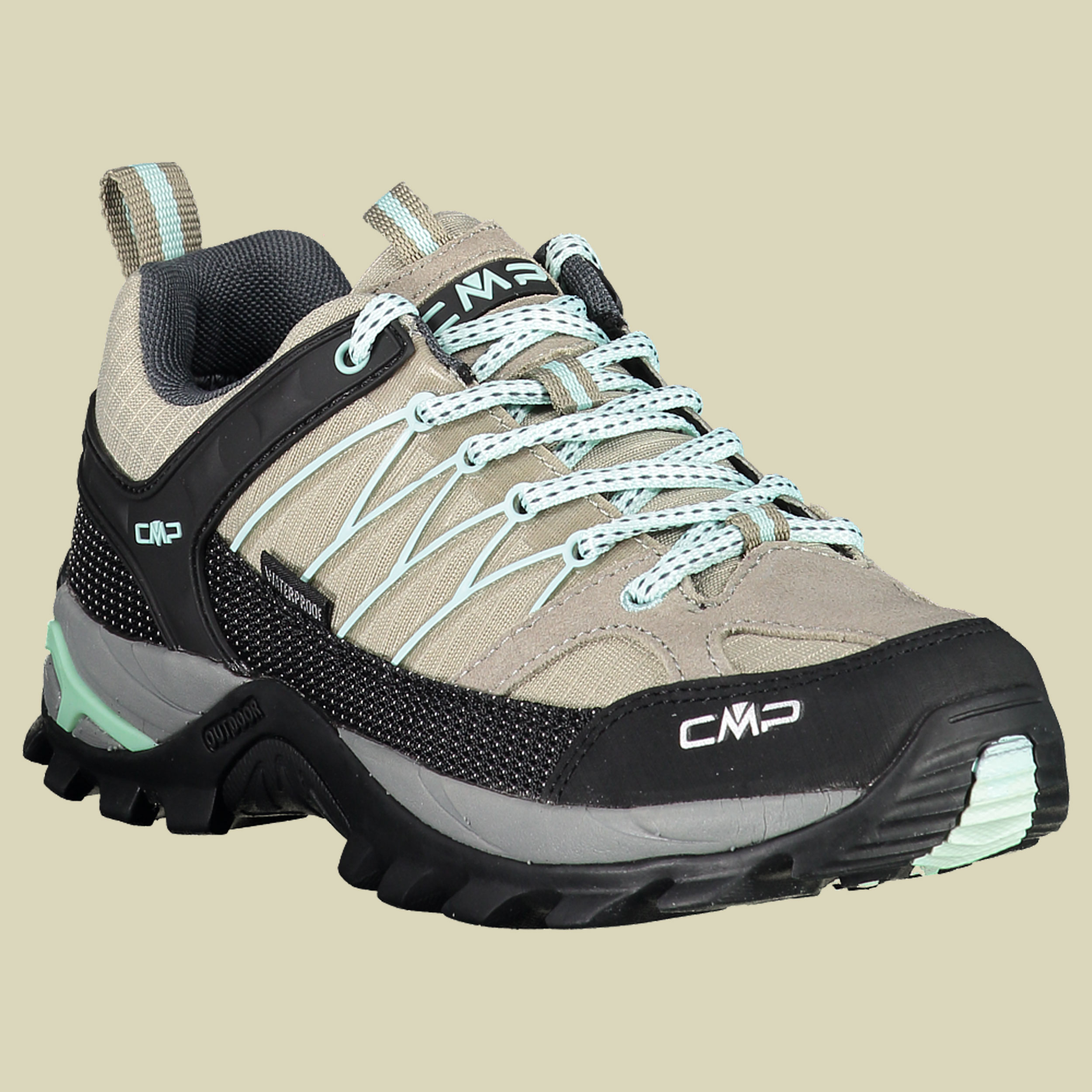 Rigel Low WMN trekking shoe WP women Größe 40 Farbe 03PG sand-malva