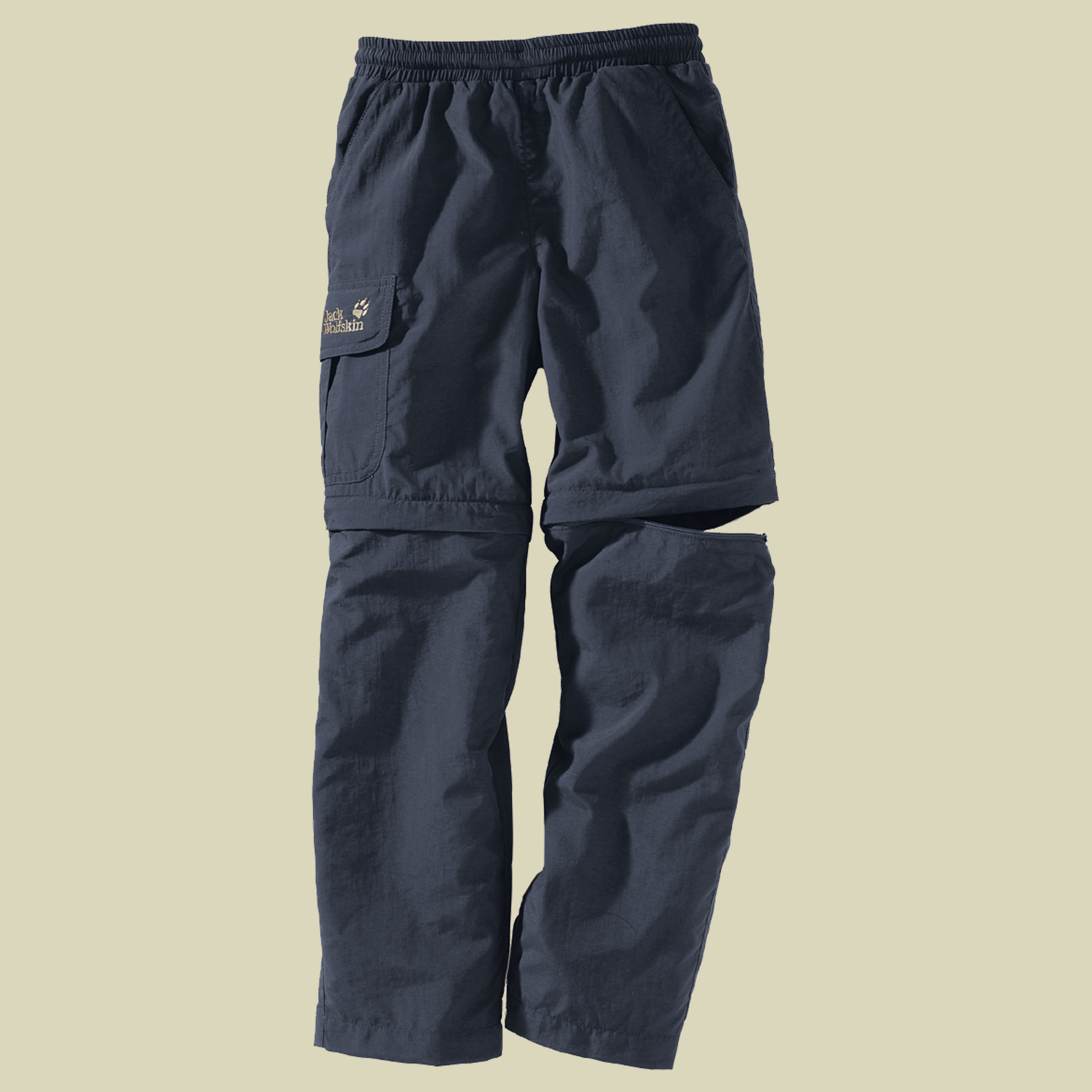 Zip Off Pant Kids Größe 104 Farbe ebony