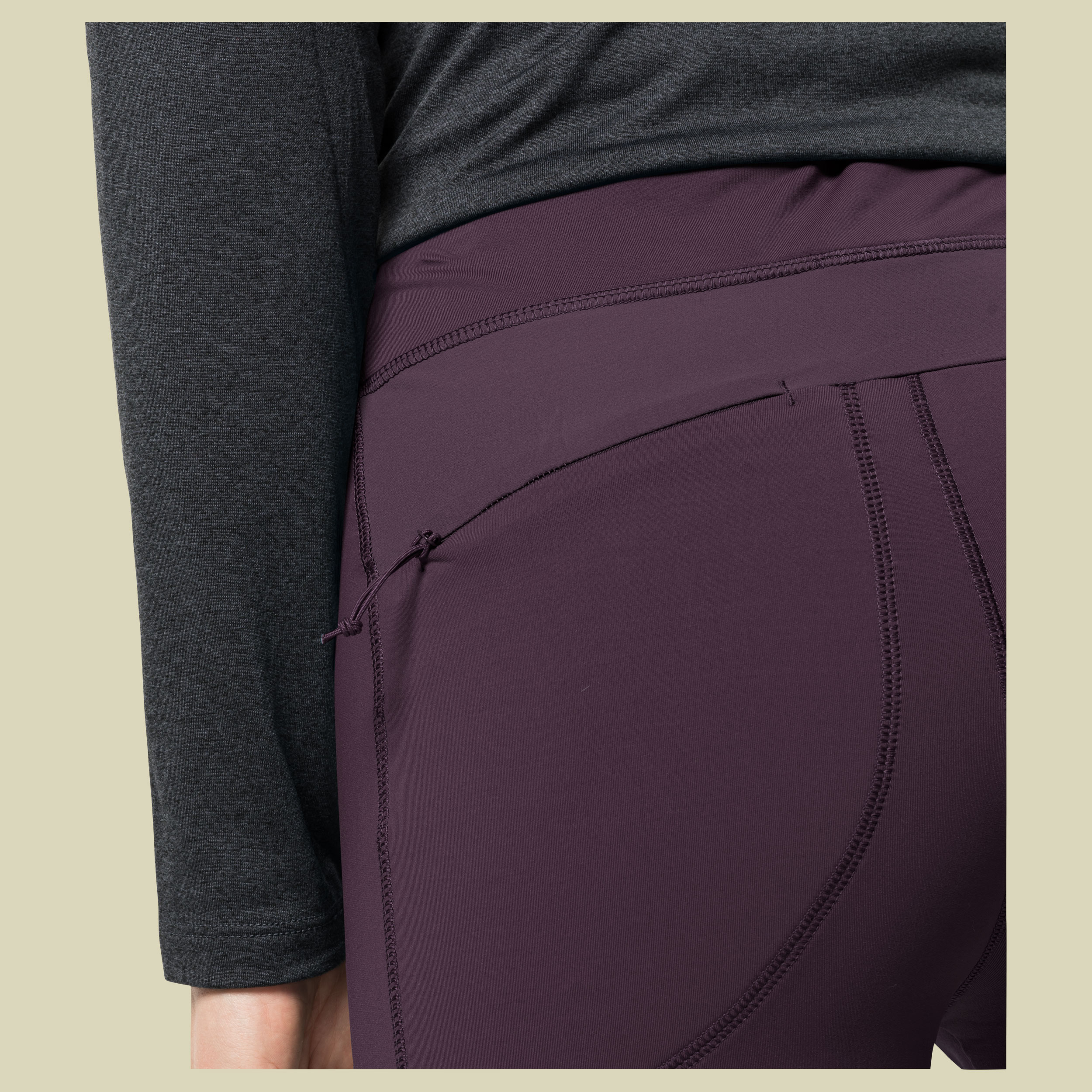 Salmaser Tights Women Größe S Farbe grapevine