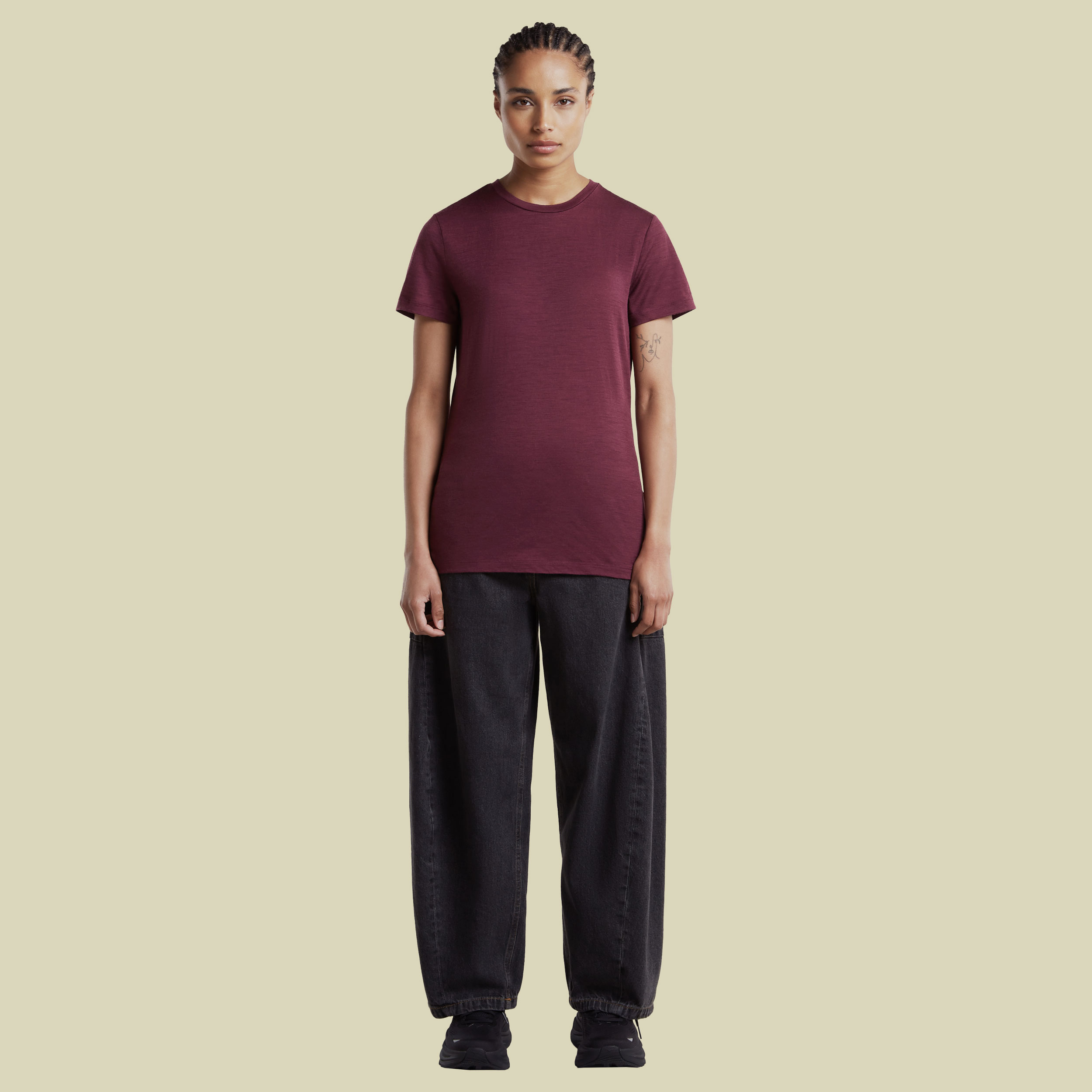 Merino 150 Tech Lite III SS Tee Women XL lila - dark berry
