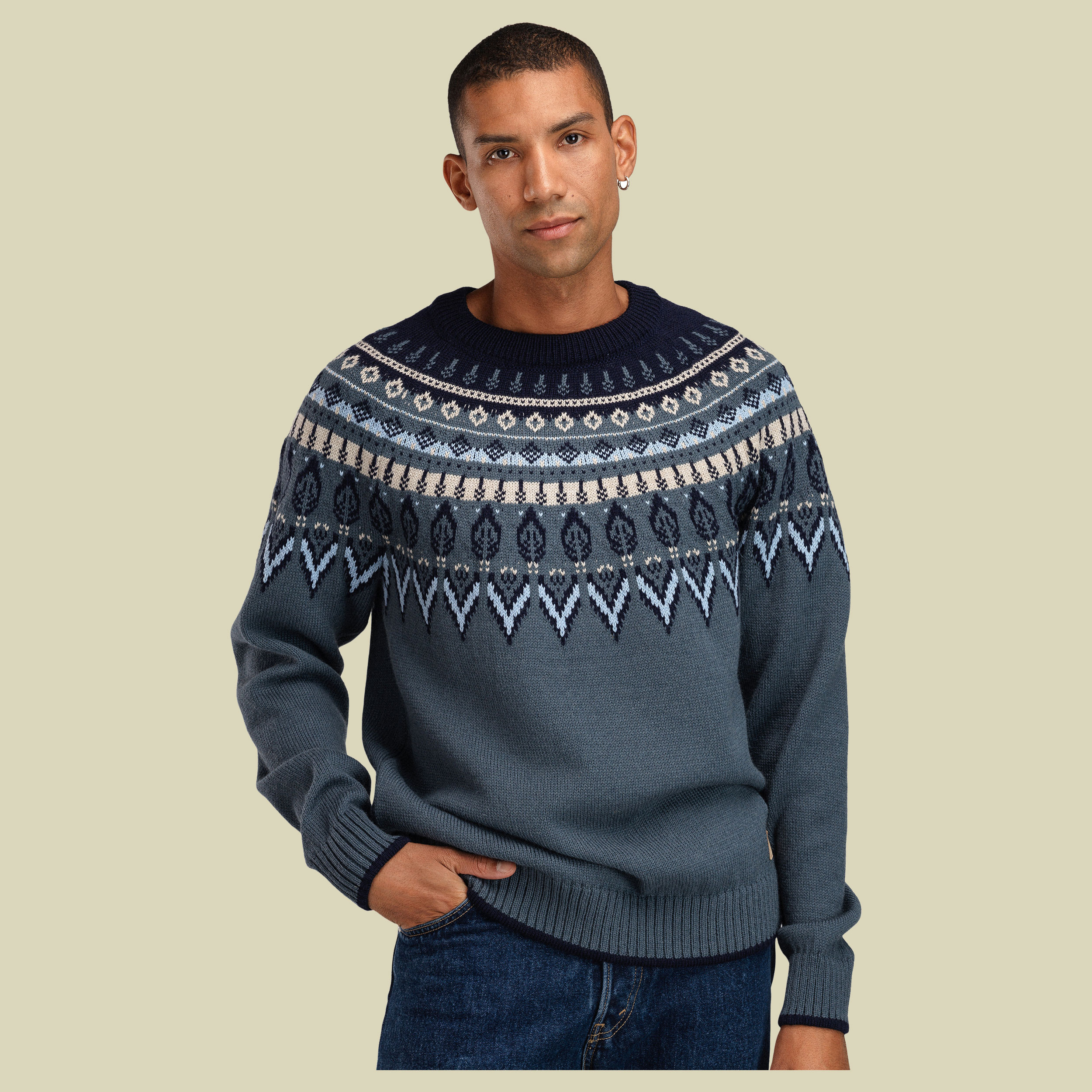 Sula Sweater Men XL blau - steel/navy/ice blue