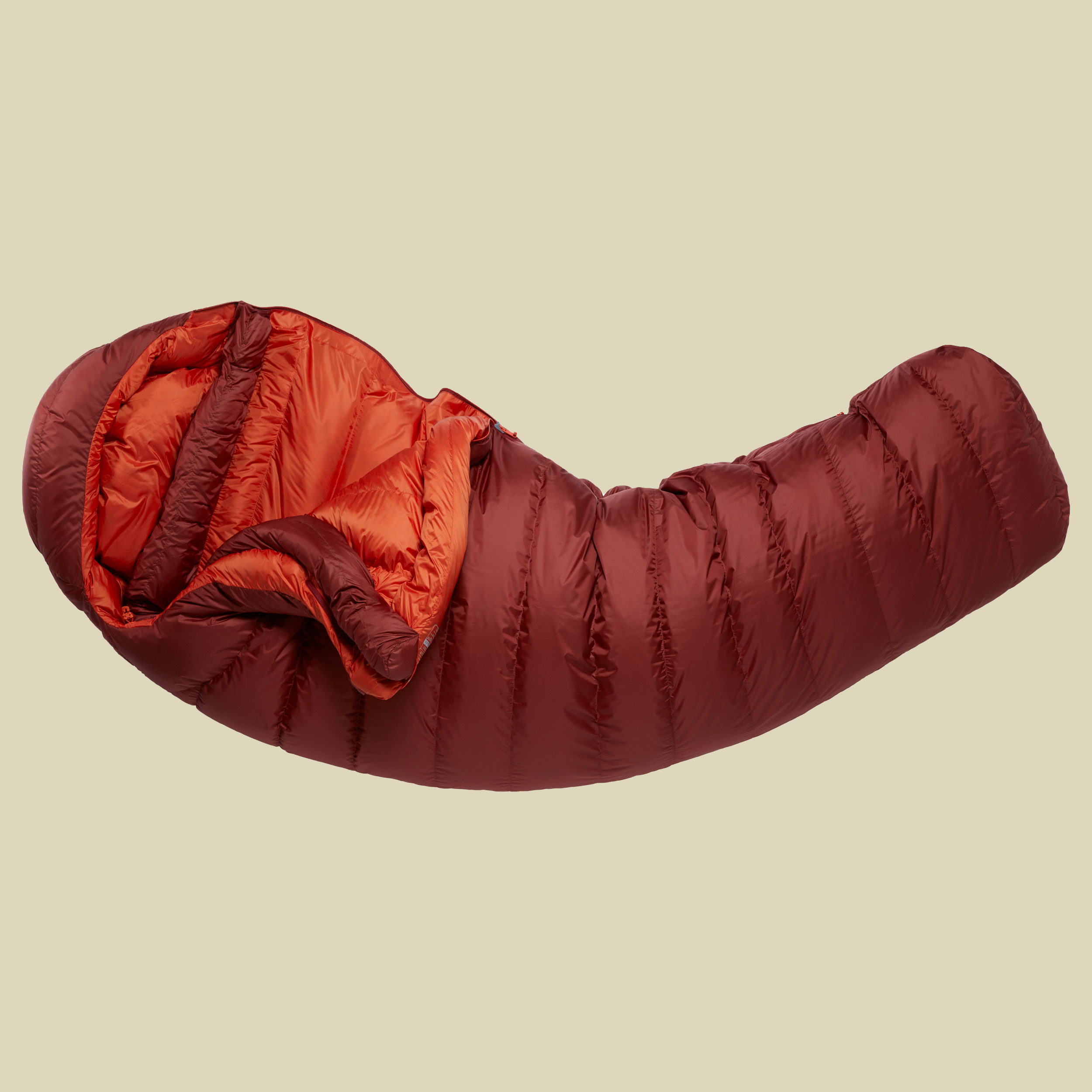 Ascent 900 bis Körpergröße 185 cm Farbe oxblood, Reißverschluss links