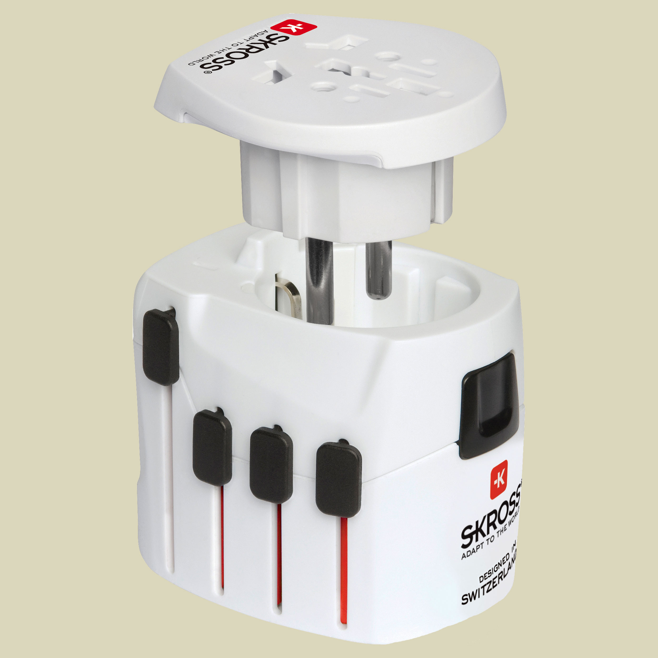Skross Steckadapter World Travel Schuko