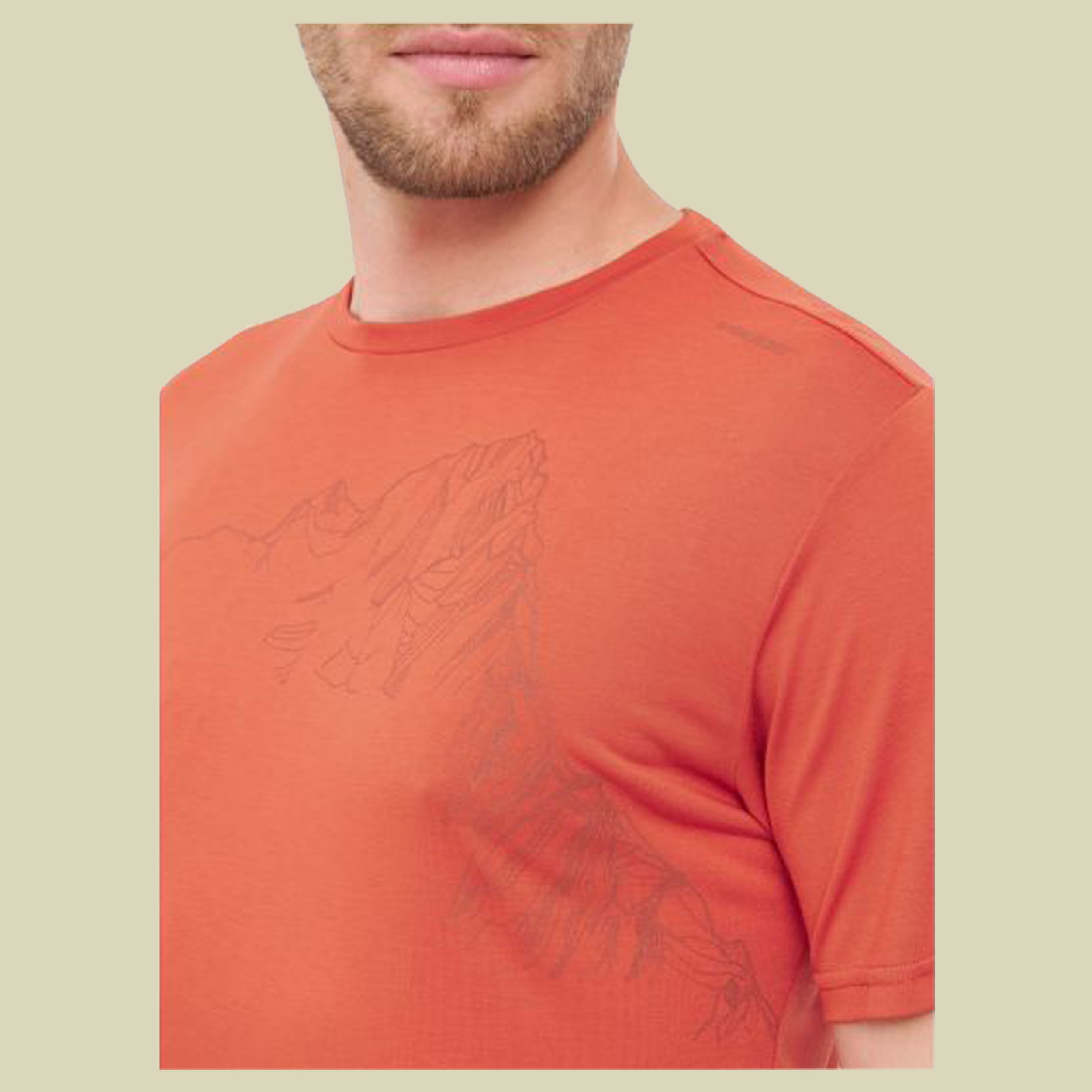 T-Shirt Morain Man XXL orange