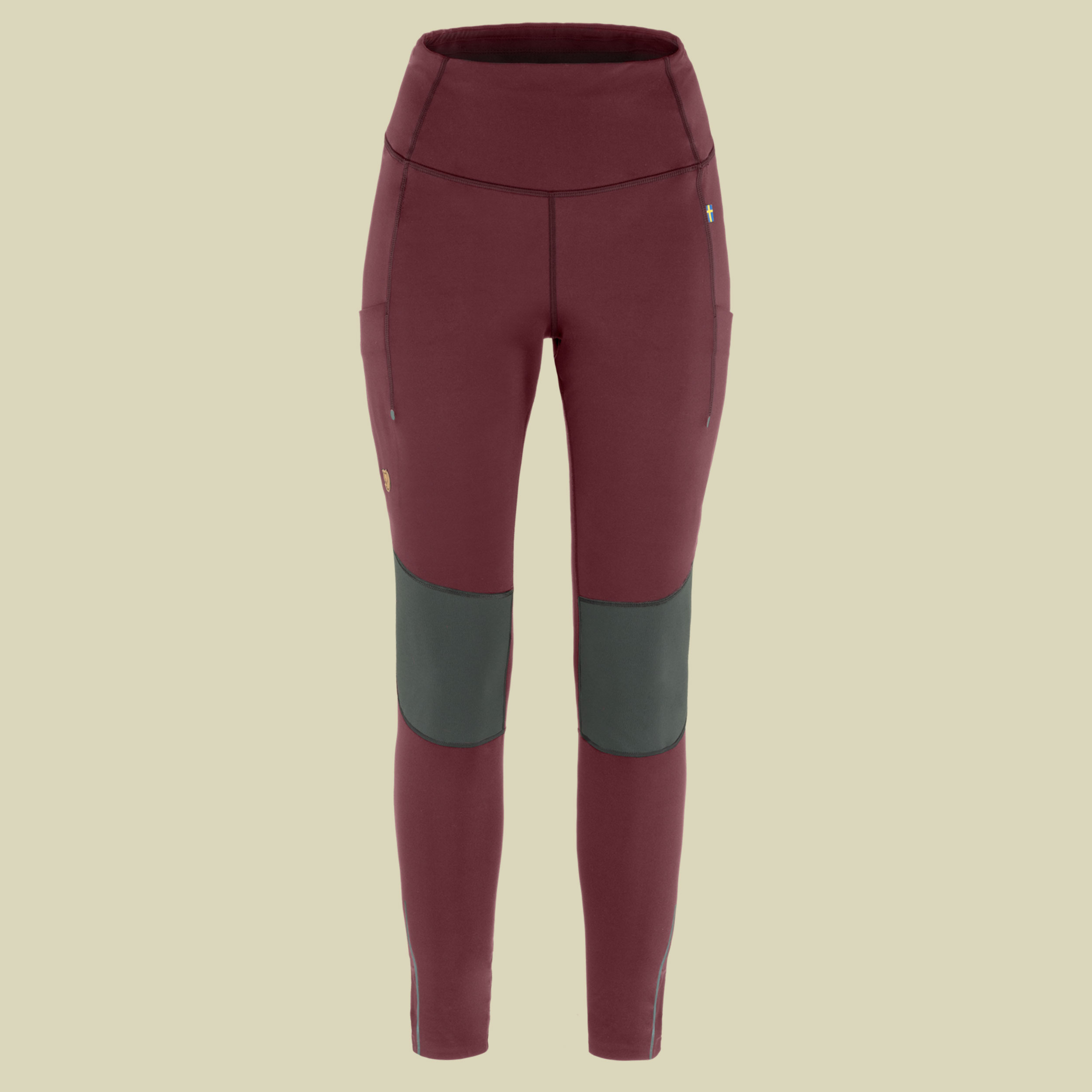 Abisko Värm Trekking Tights Women Größe S Farbe port-iron grey