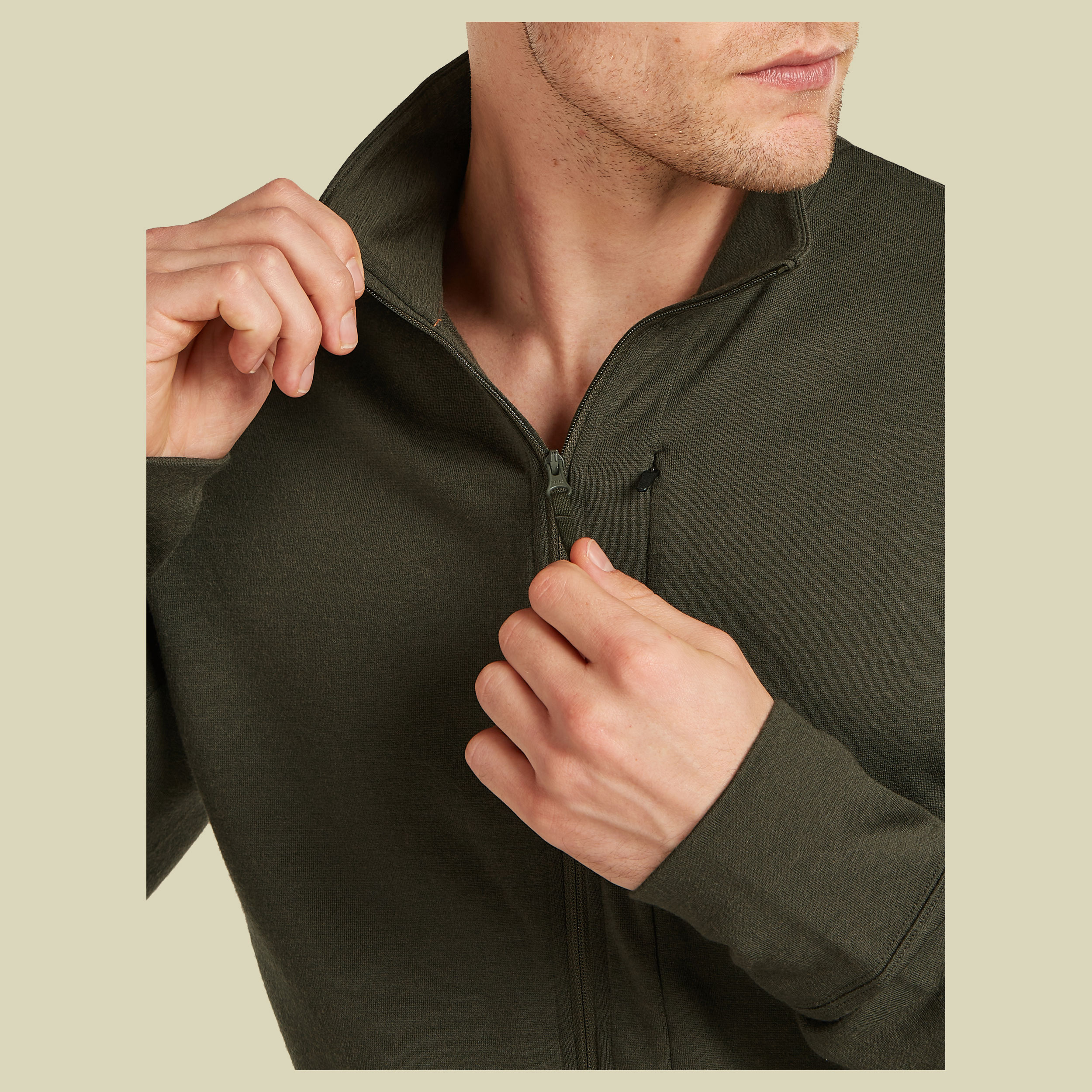 Merino 260 Quantum IV LS Zip Men