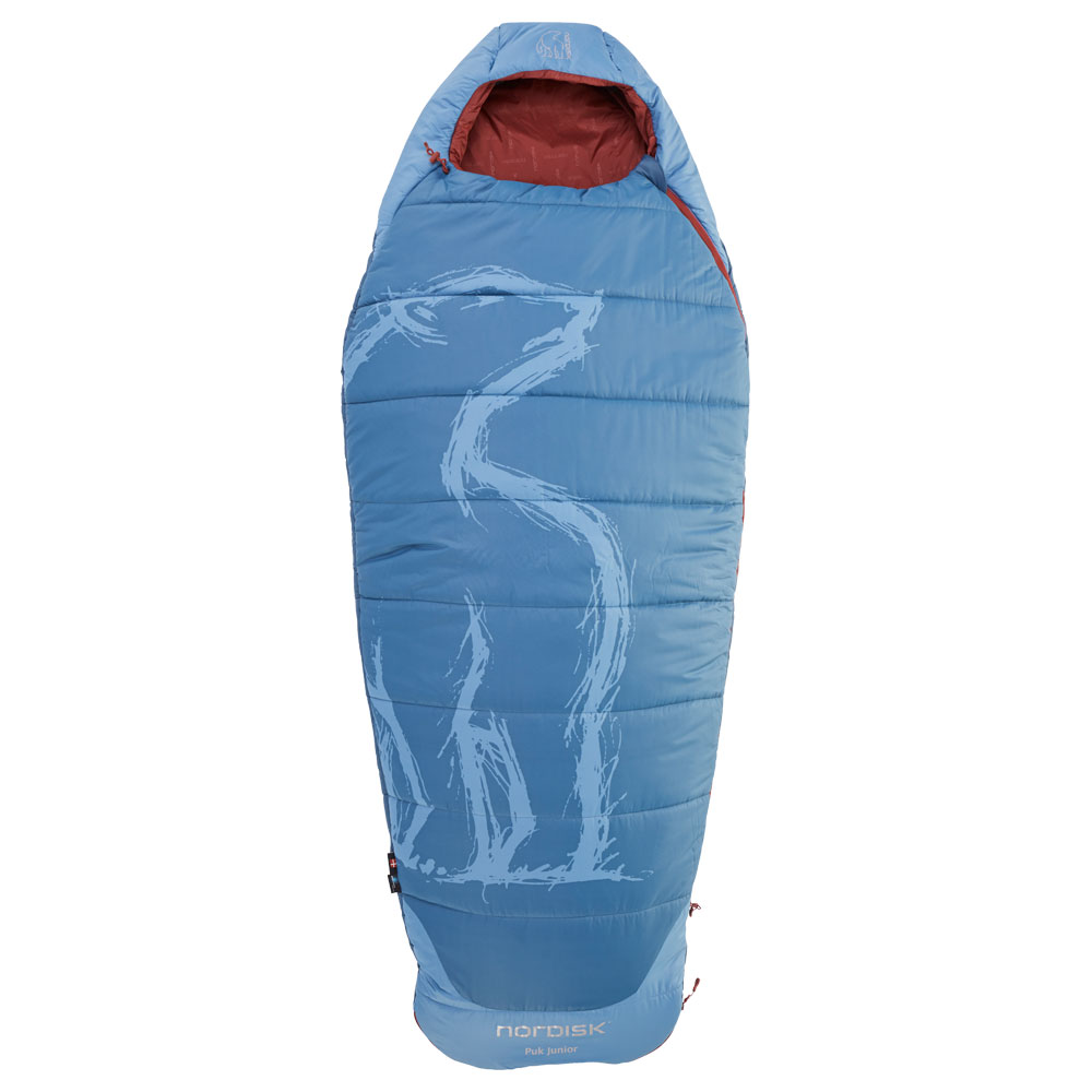 PUK Junior Sleeping Bag Körpergröße:130 bis 170 cm Farbe majolica blue