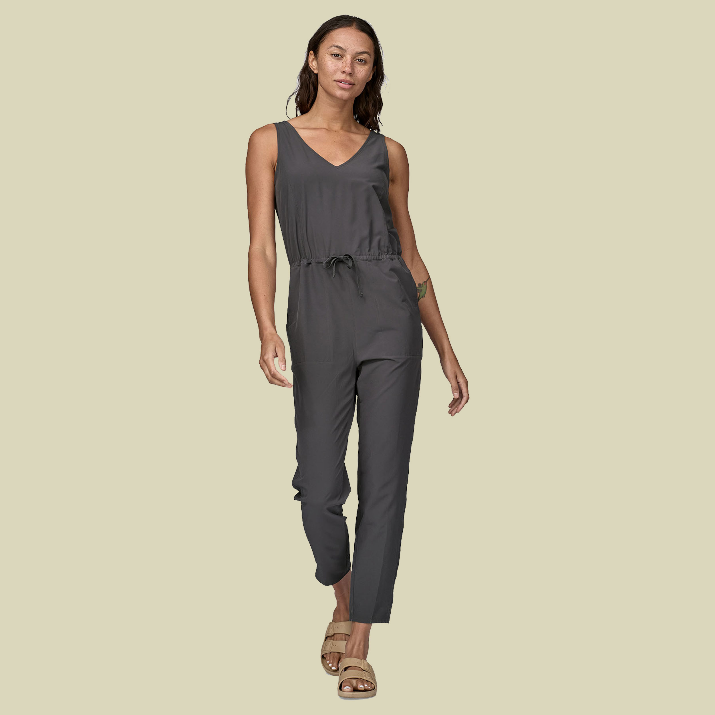 Fleetwith Jumpsuit Women S schwarz - ink black