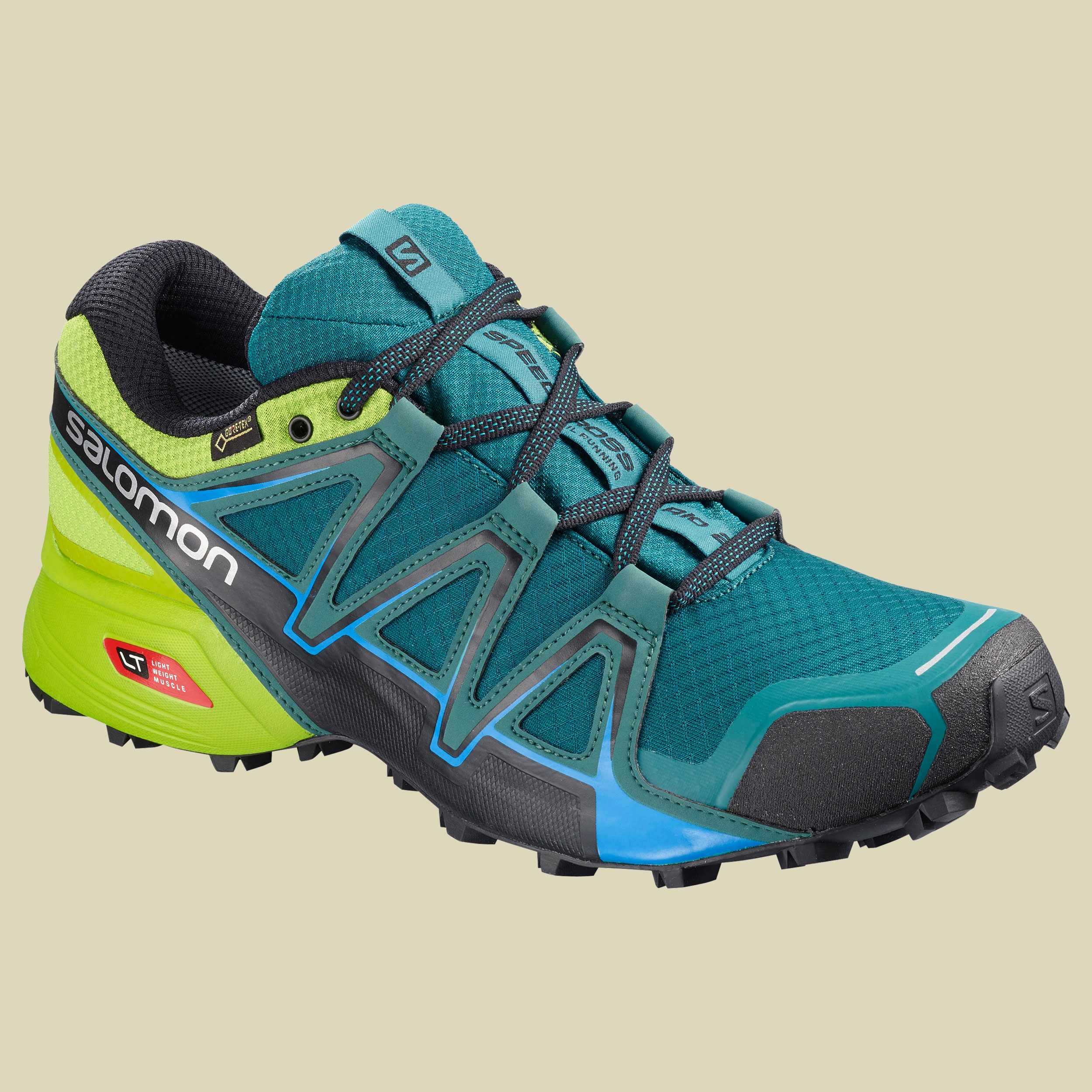 Speedcross Vario 2 GTX Men Größe UK 10,5 Farbe deep lagoon/black/lime