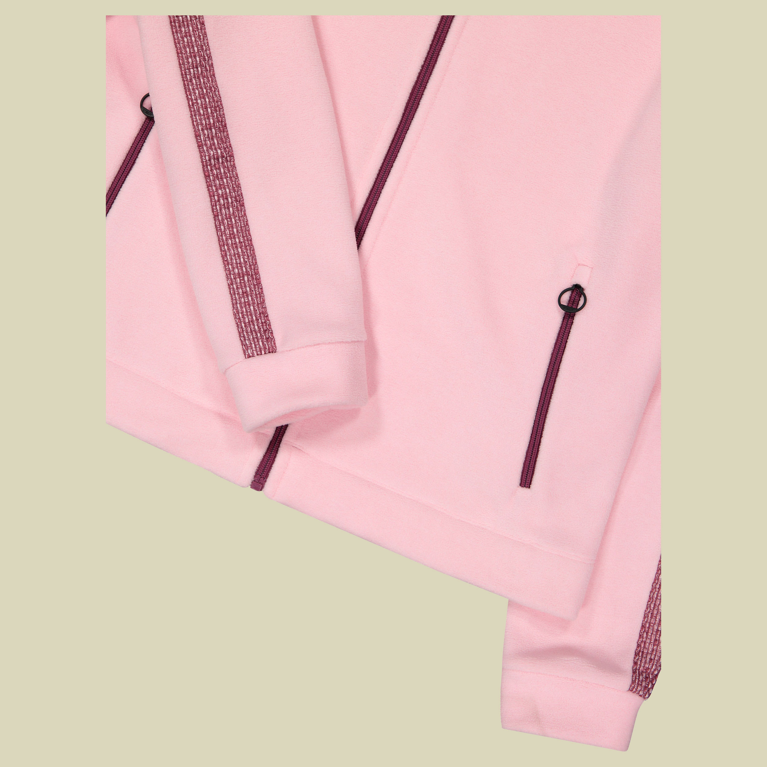 Woman Jacket Arctic Fleece 44 pink - Farbe pink melange