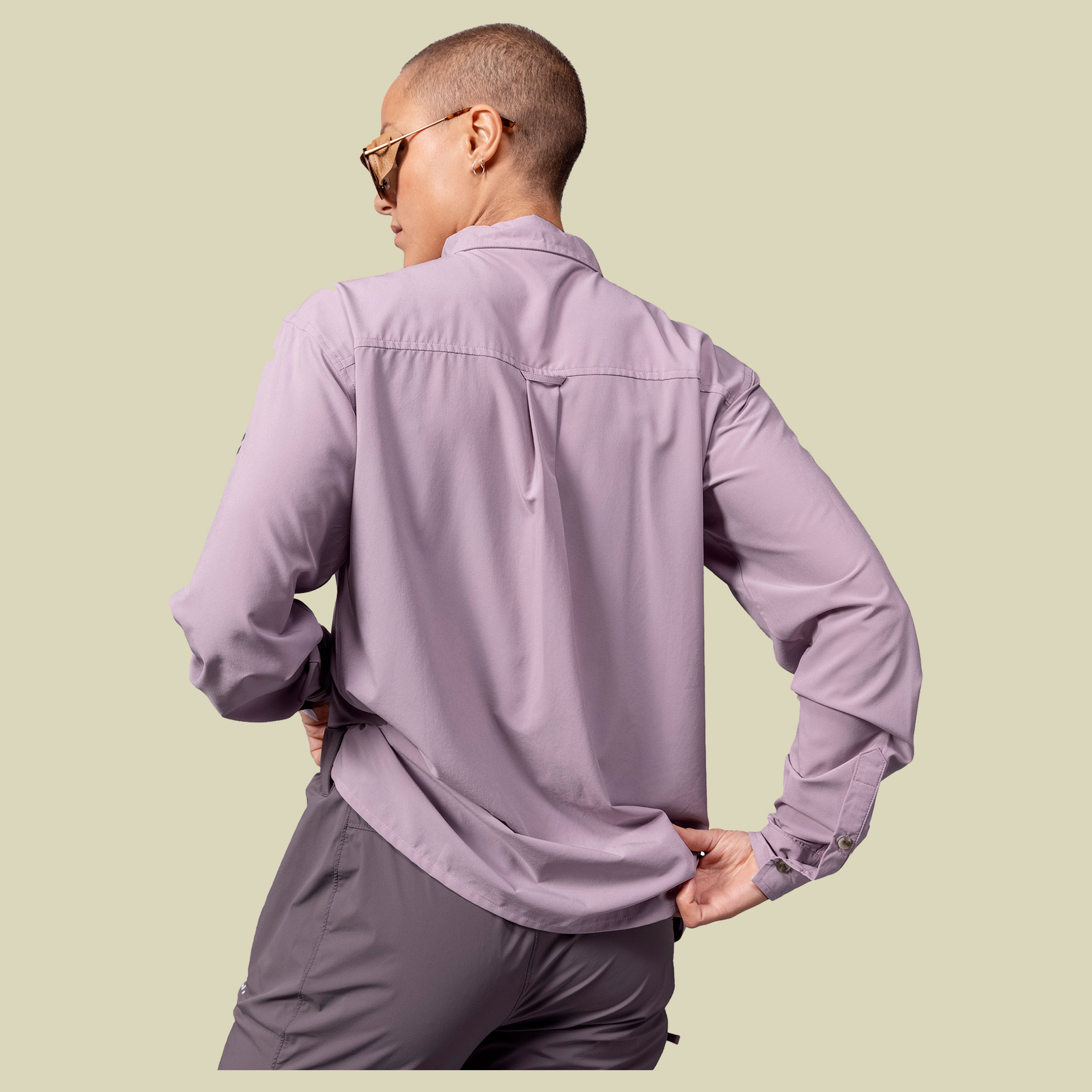 Samoy LS Shirt Women 44 lila - sea fog lilac