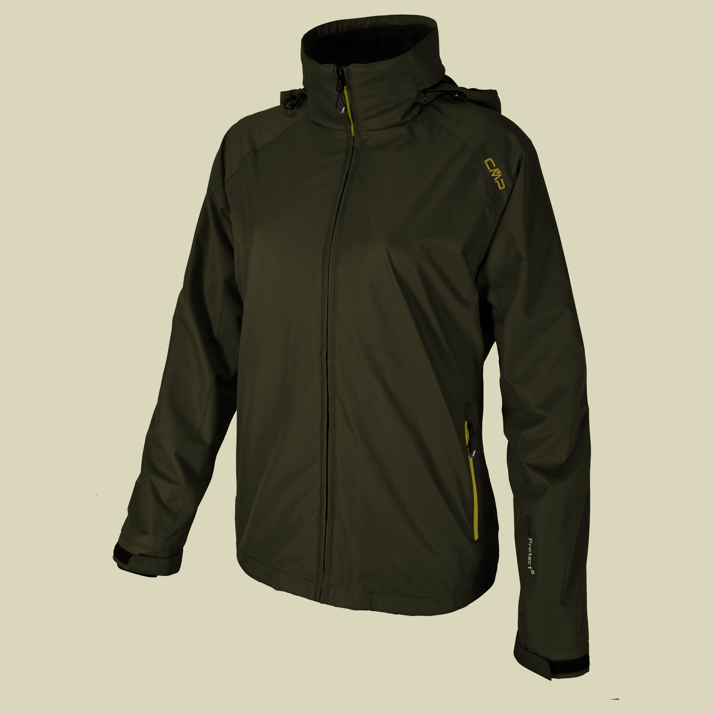 Woman Zip Hood Jacket 3 in 1 CMP 3Z31146D Größe 34 Farbe F947 black olive - olive-nero-ketchup