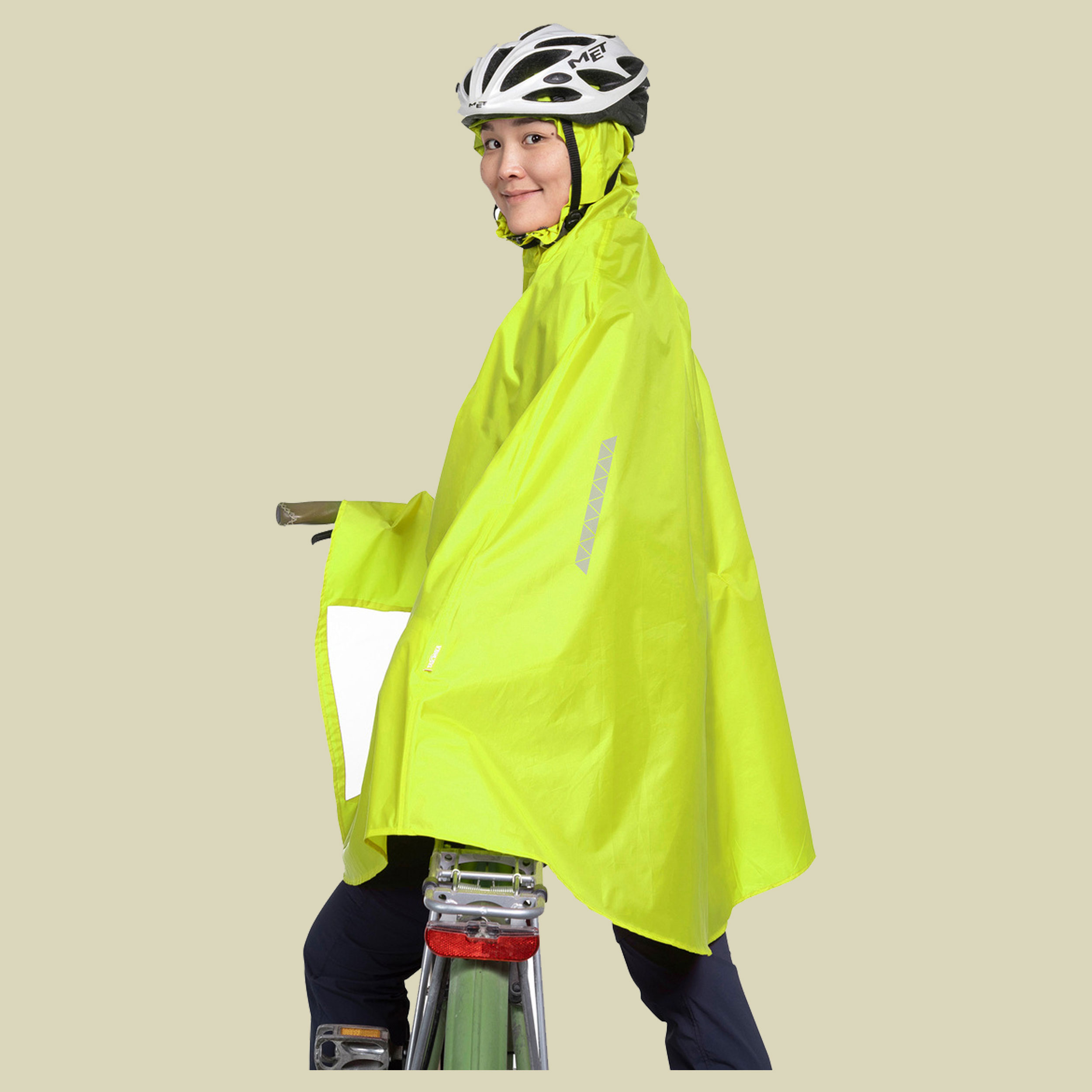 Bike Poncho Größe L  Farbe safety yellow