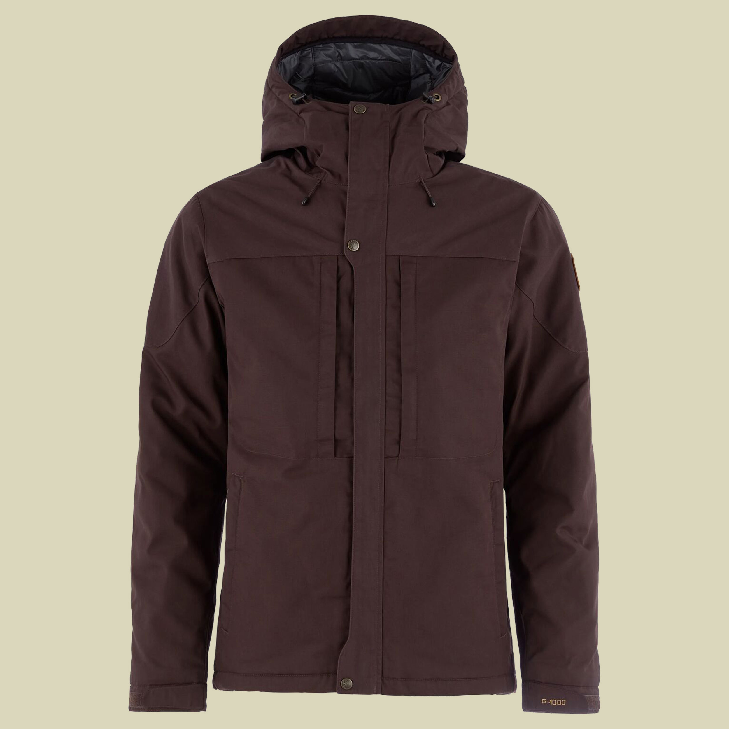 Skogsö Padded Jacket Men braun1 XXL - black oak