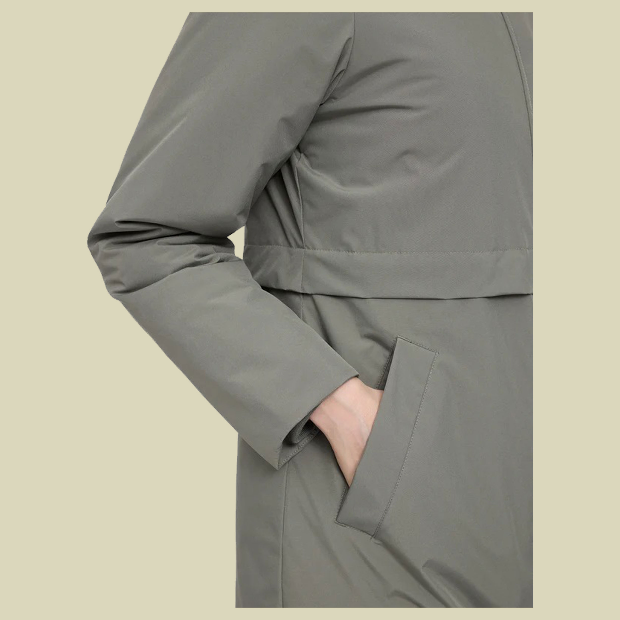 Basic Padded Parka Women XS grün - light bottle