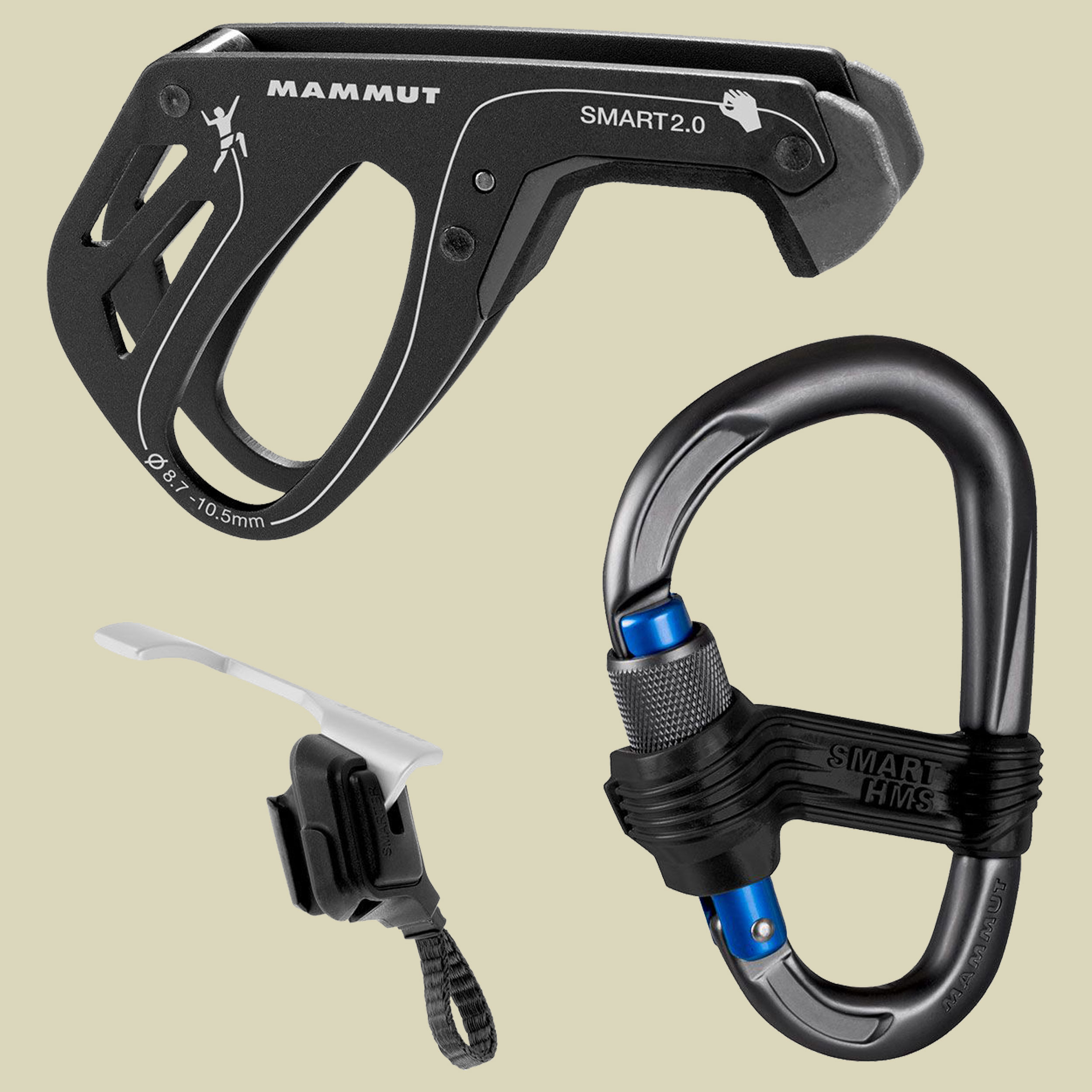 Smarter Belay Package Größe one size Farbe phantom