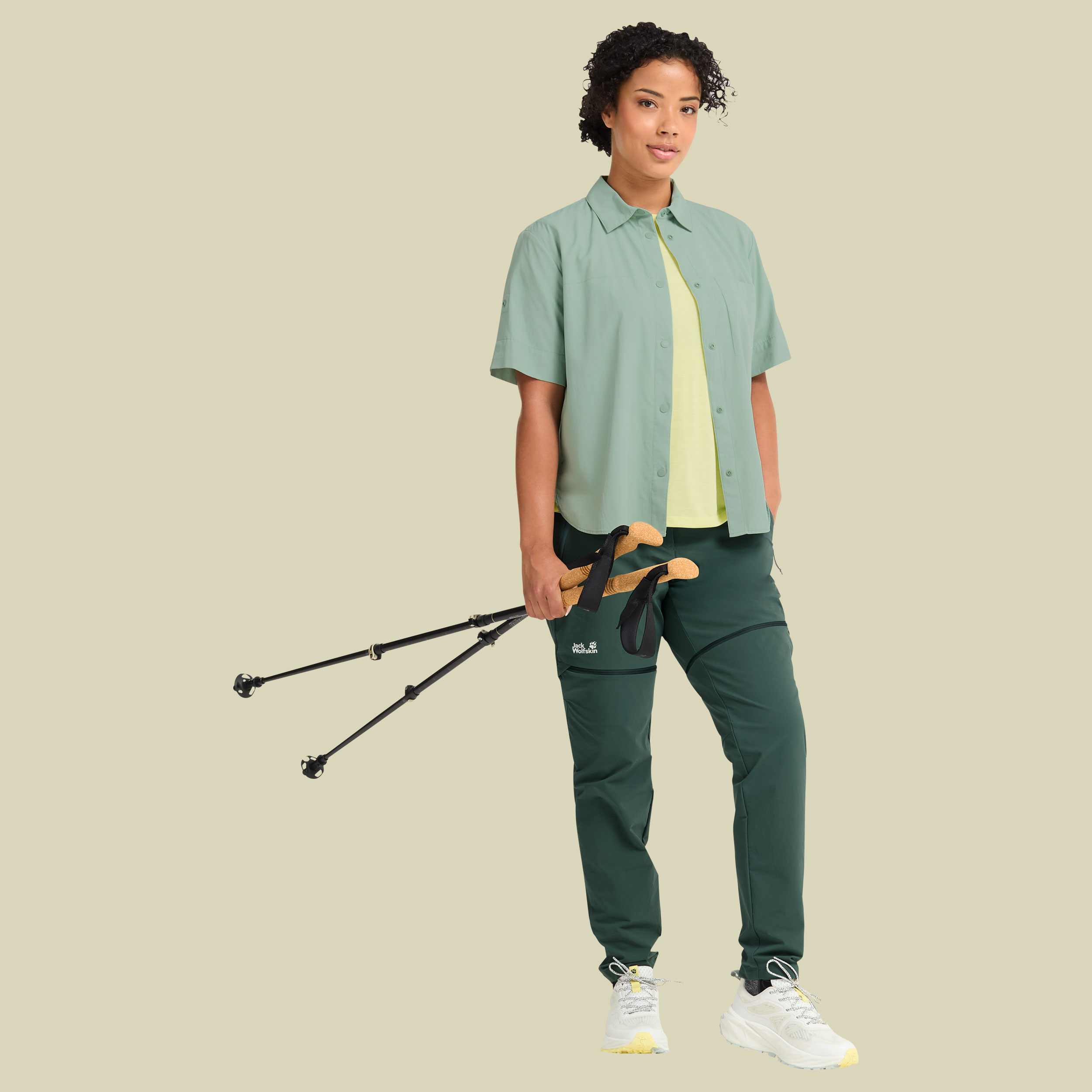 Sierra Canyon Shirt Women S grün - green zinnia