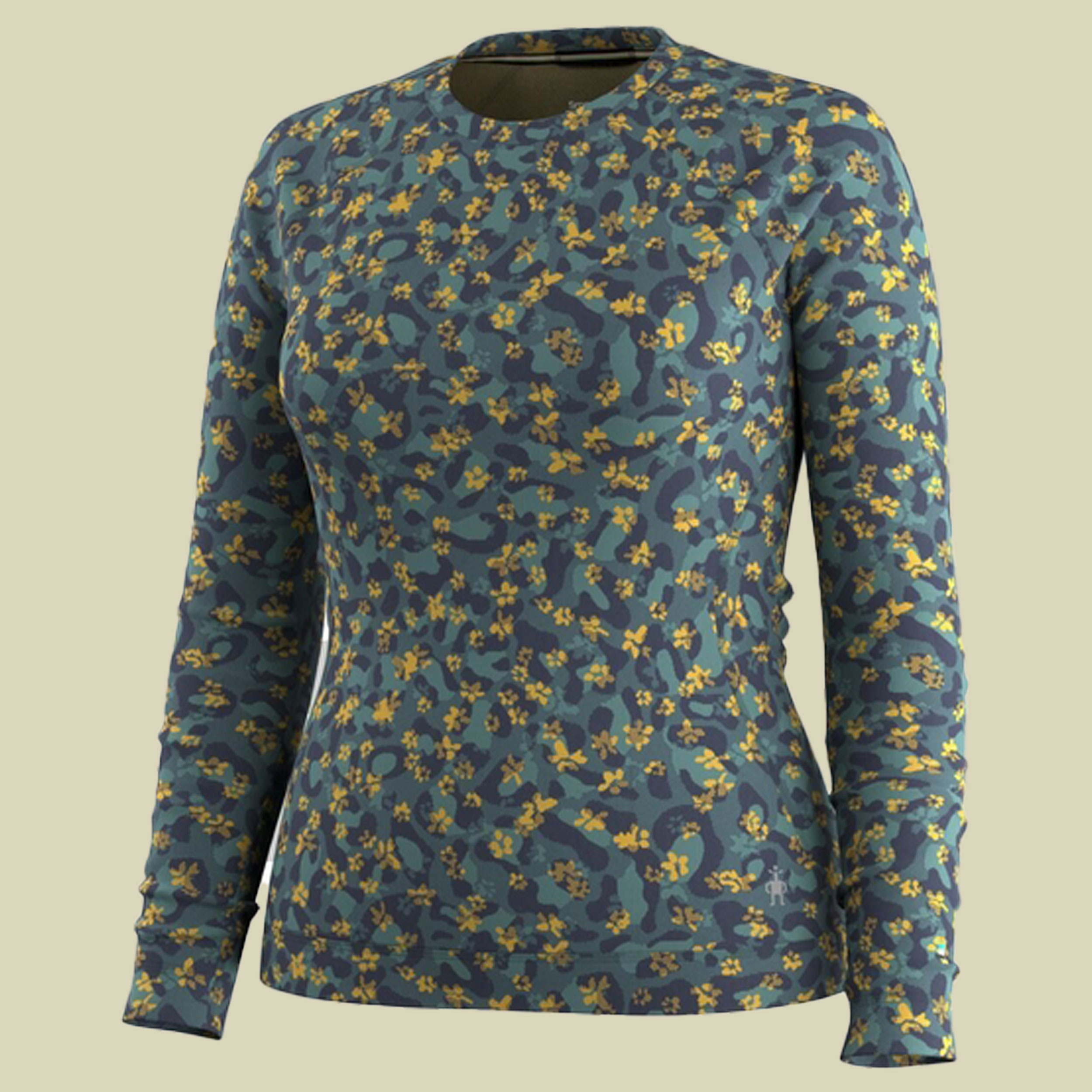 Classic Thermal Merino Baselayer Women XL mehrfarbig - dark teal wild blossom