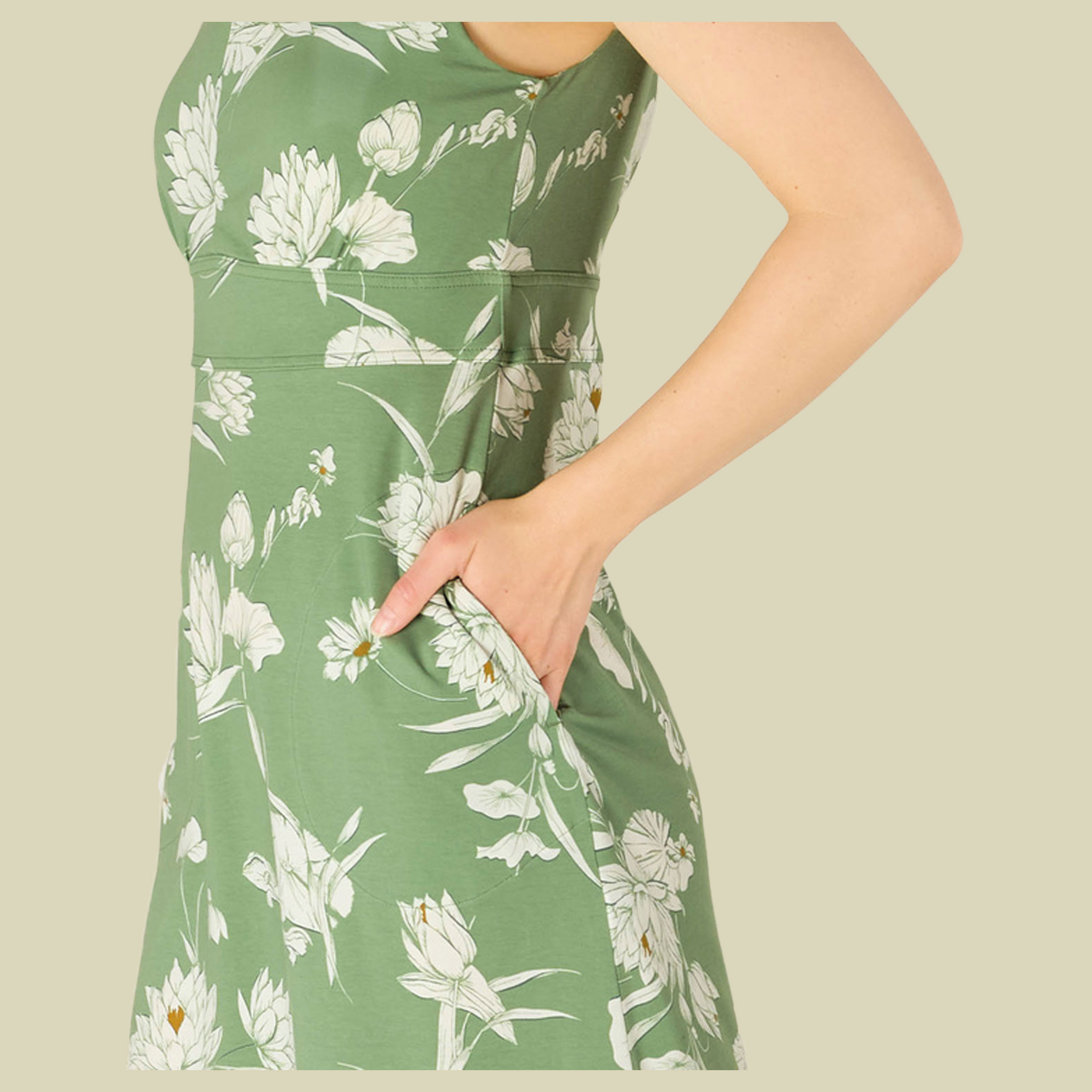Neha Midi Dress Women Größe XS Farbe thyme lotus