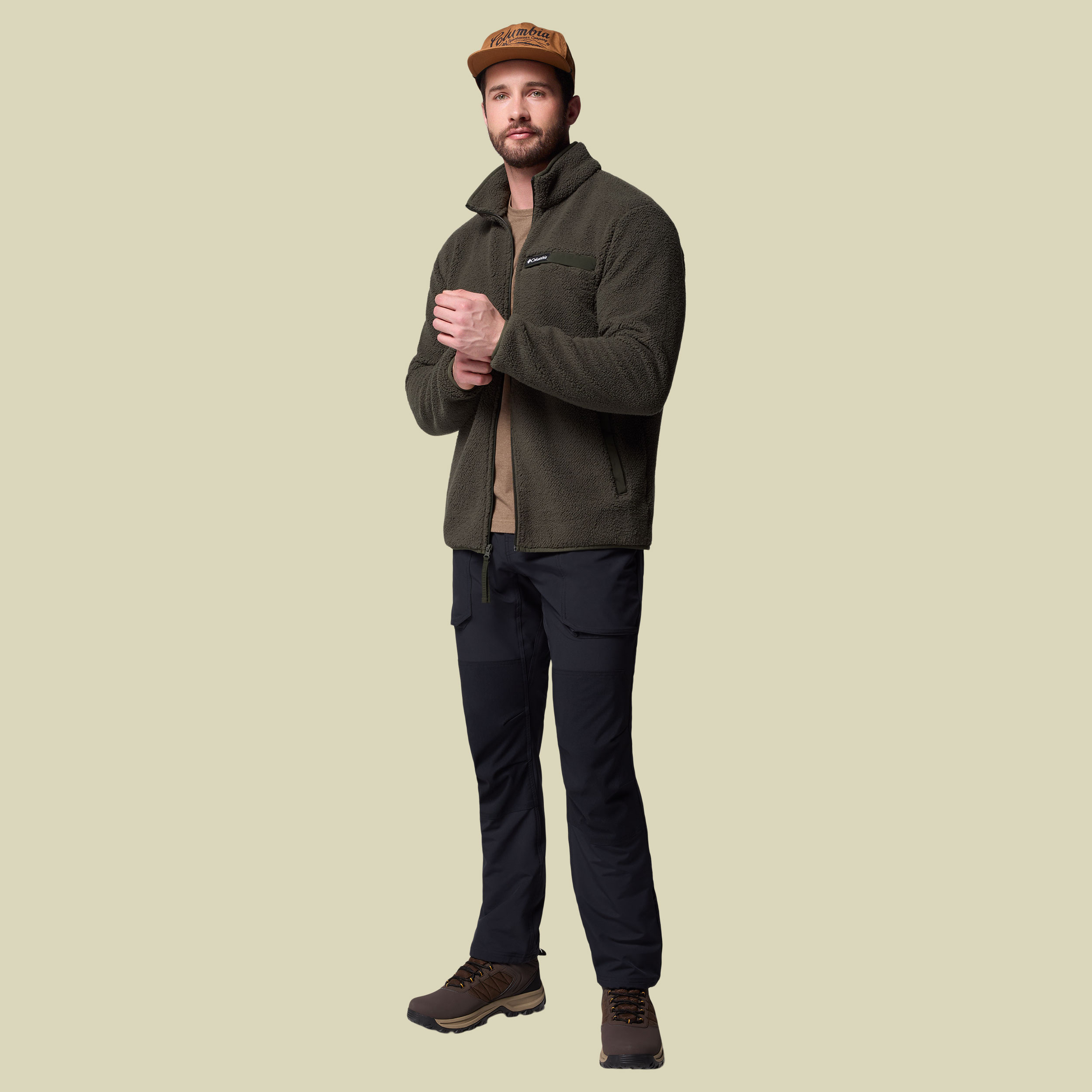 Rugged Ridge High Pile Full Zip Men XL grün - Farbe greenscape
