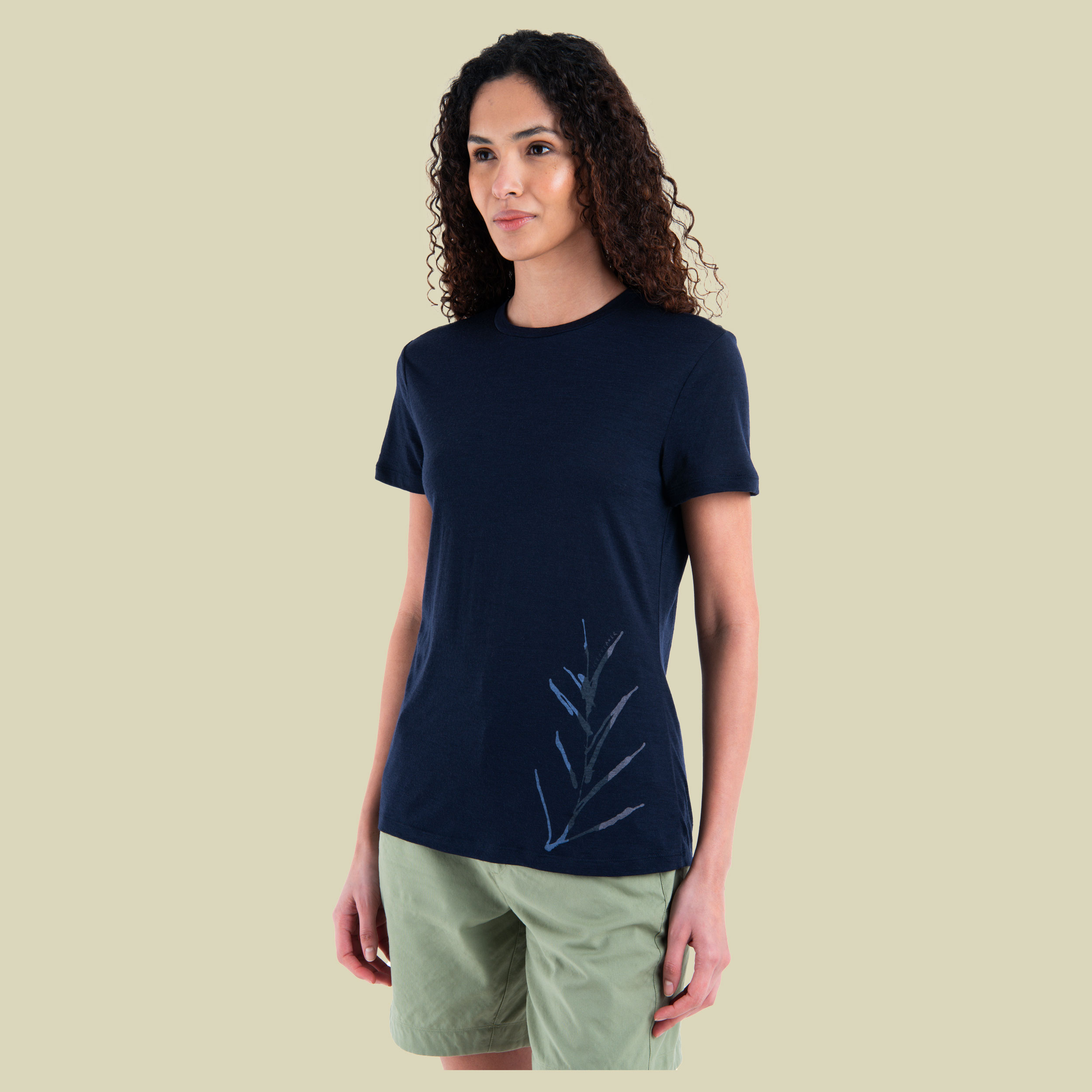 Merino 150 Tech Lite III SS Tee Panax Women M blau - midnight navy