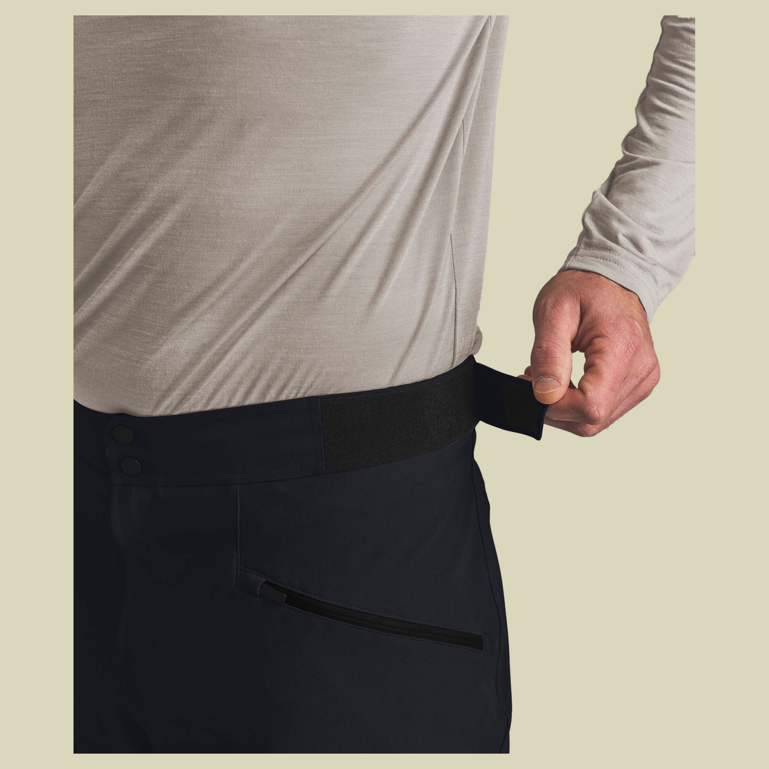 Ortler Softshell Pants Men XL schwarz - black raven