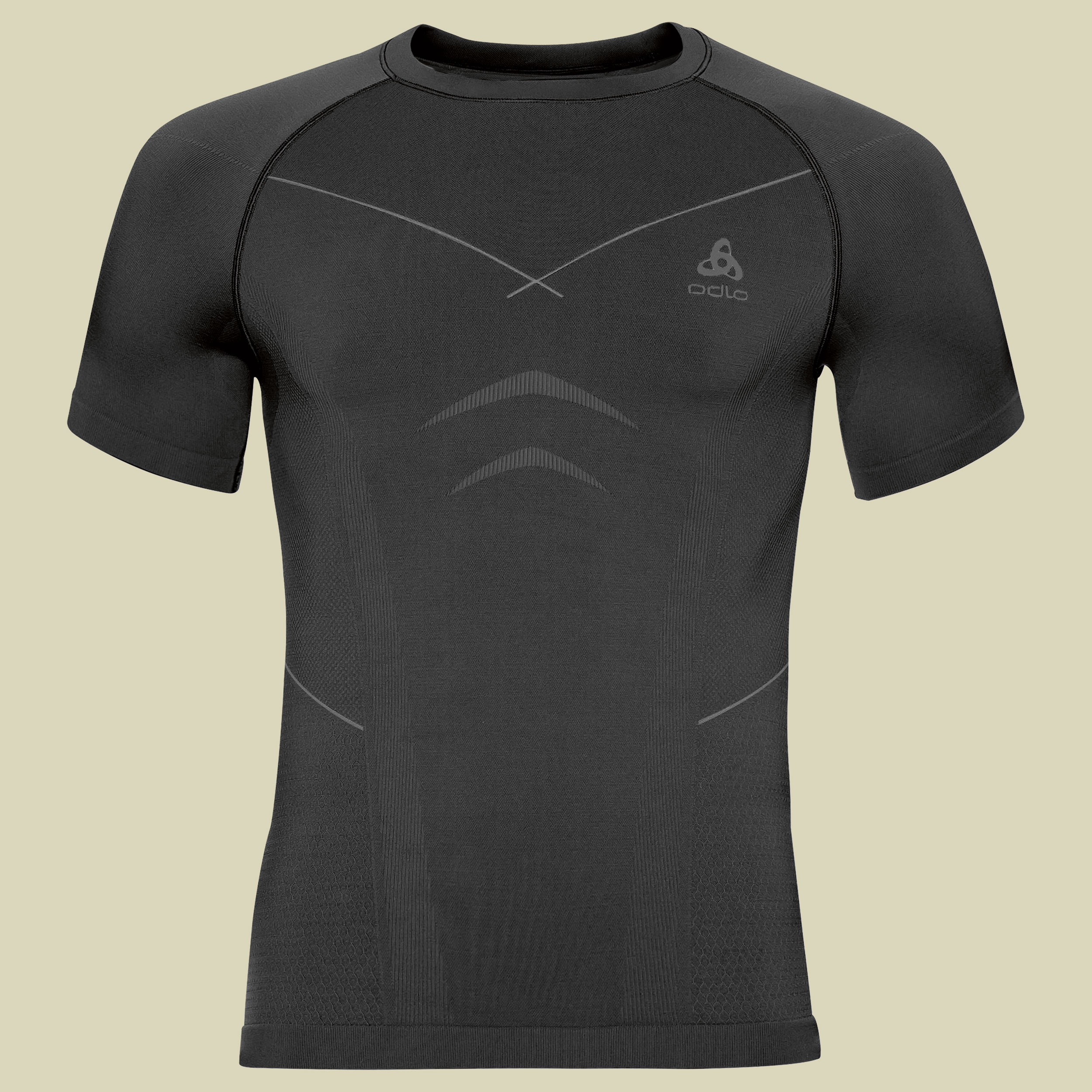 Evolution Warm Shirt s/s crew neck Men 184142 Größe S Farbe black-odlo graphite grey