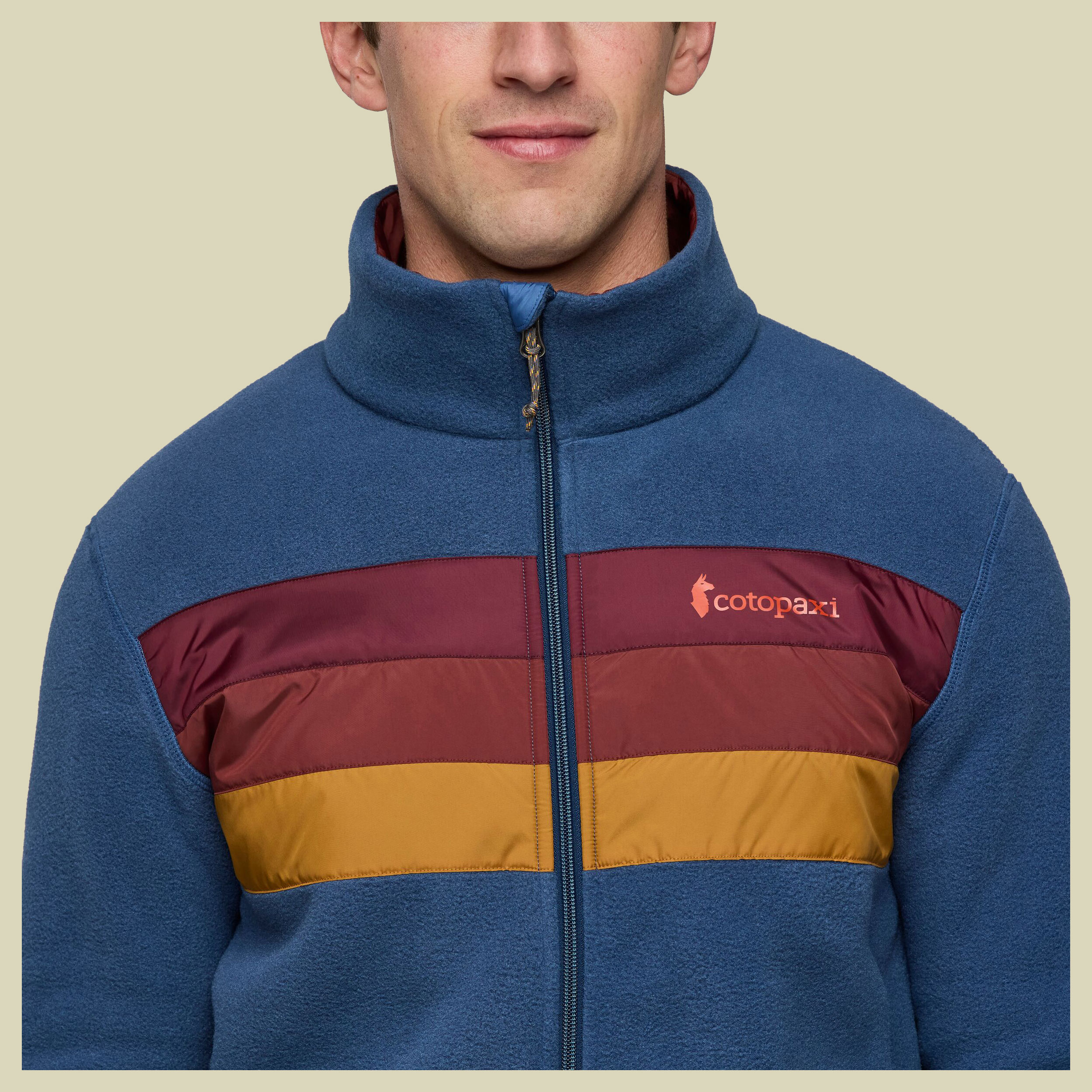 Teca Fleece Full-Zip Jacket Men S blau - cecret lake