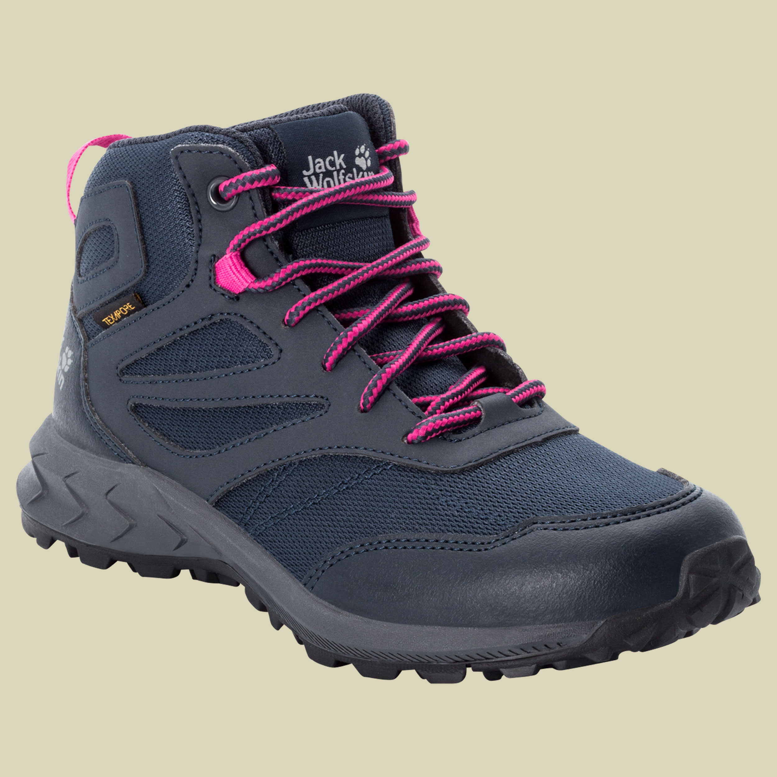 Woodland Texapore Mid Kids black/burly yellow XT 30