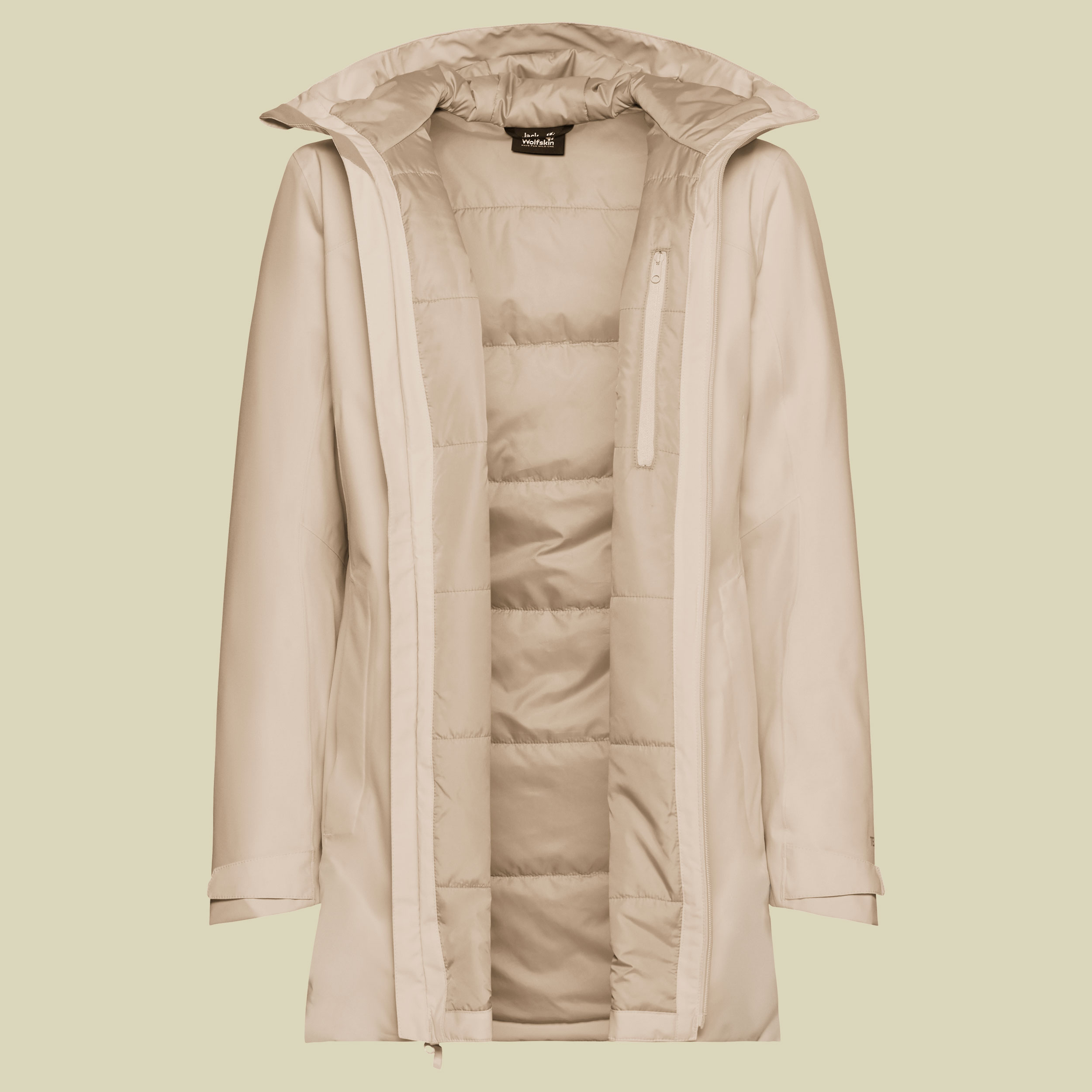 Heidelstein 2 Ins Jacket Women XXL grau - oyster