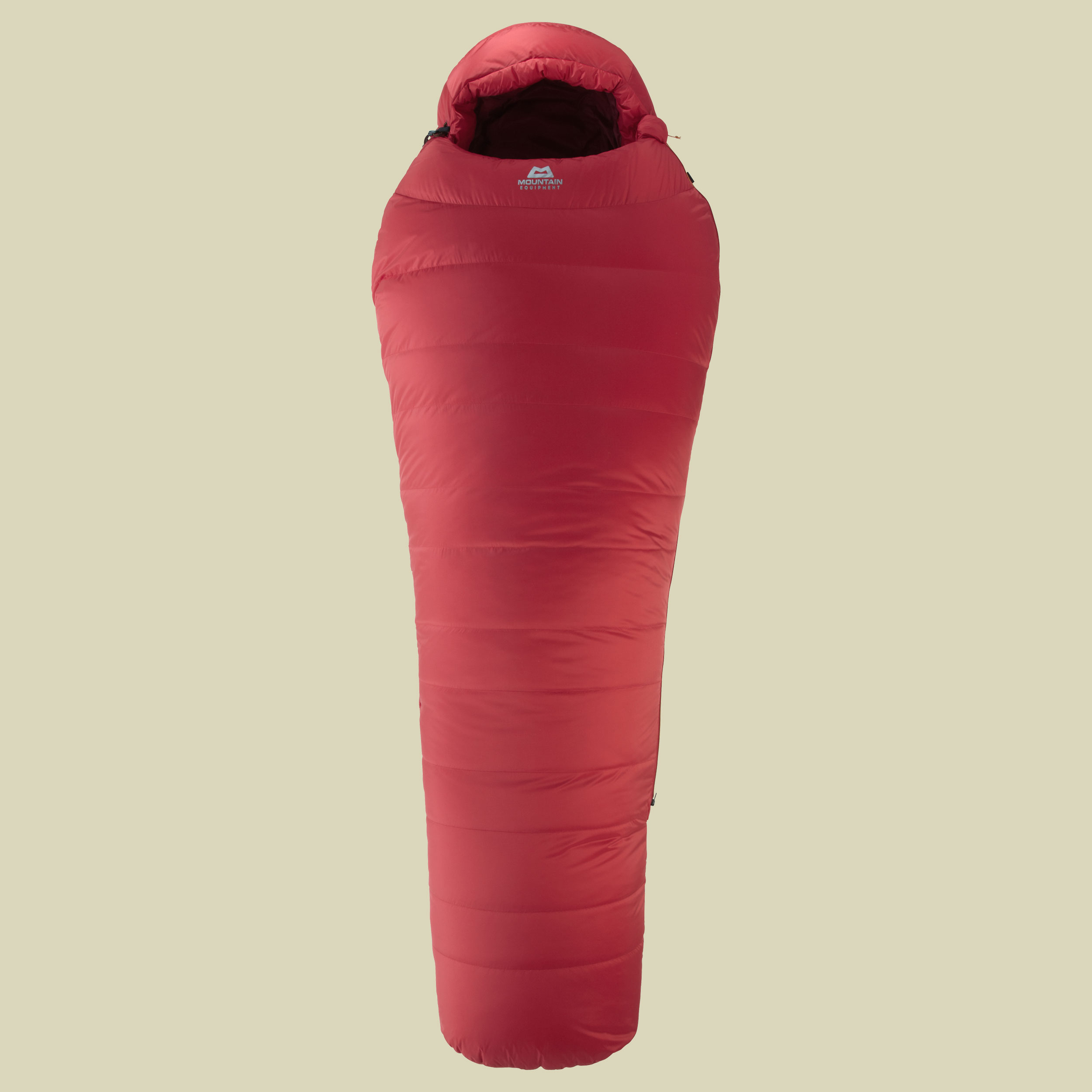 Glacier 1000 bis Körpergröße Schlafsack 185 cm cm Farbe imperial red, Reißverschluss Schlafsack links