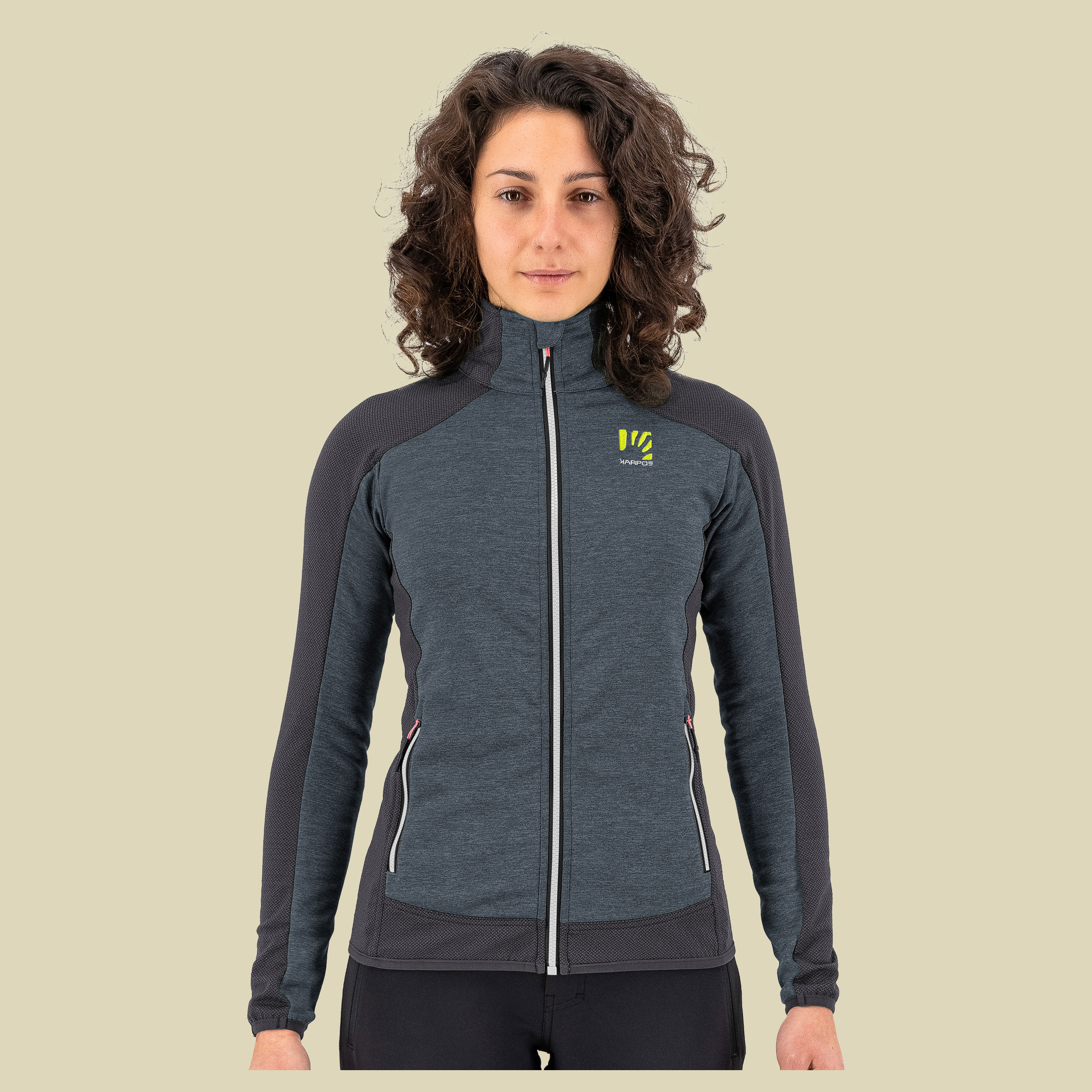 Odle Fleece Women Größe XL Farbe dark slate/black