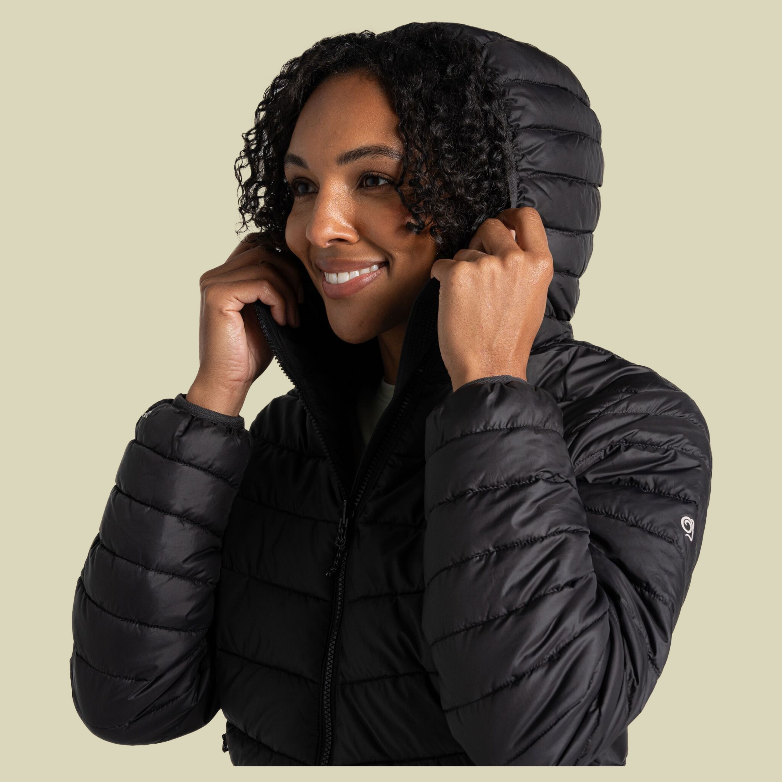 Compresslite IX Hooded Jacket  Women 46 UK 20) schwarz - black