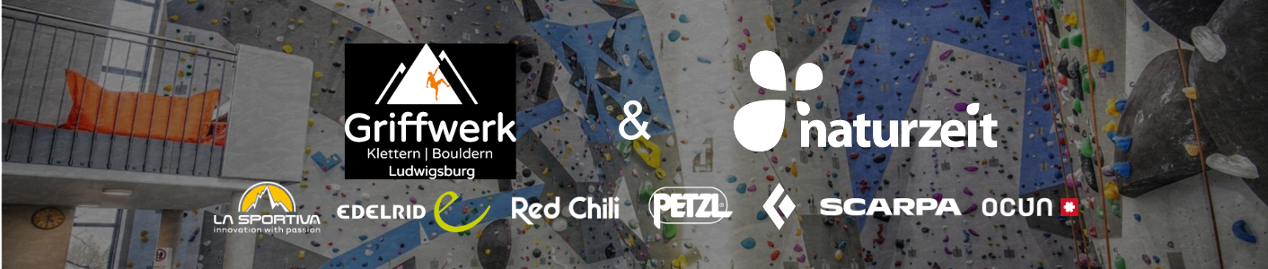 Klettermesse mit naturzeit, La Sportiva, Edelrid, Petzl, Scarpa, Ocun im Griffwerk - Teaserbild