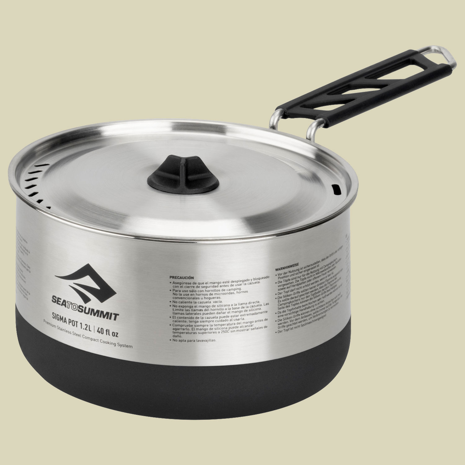 Sigma Pot Volumen 1,2 Farbe silver