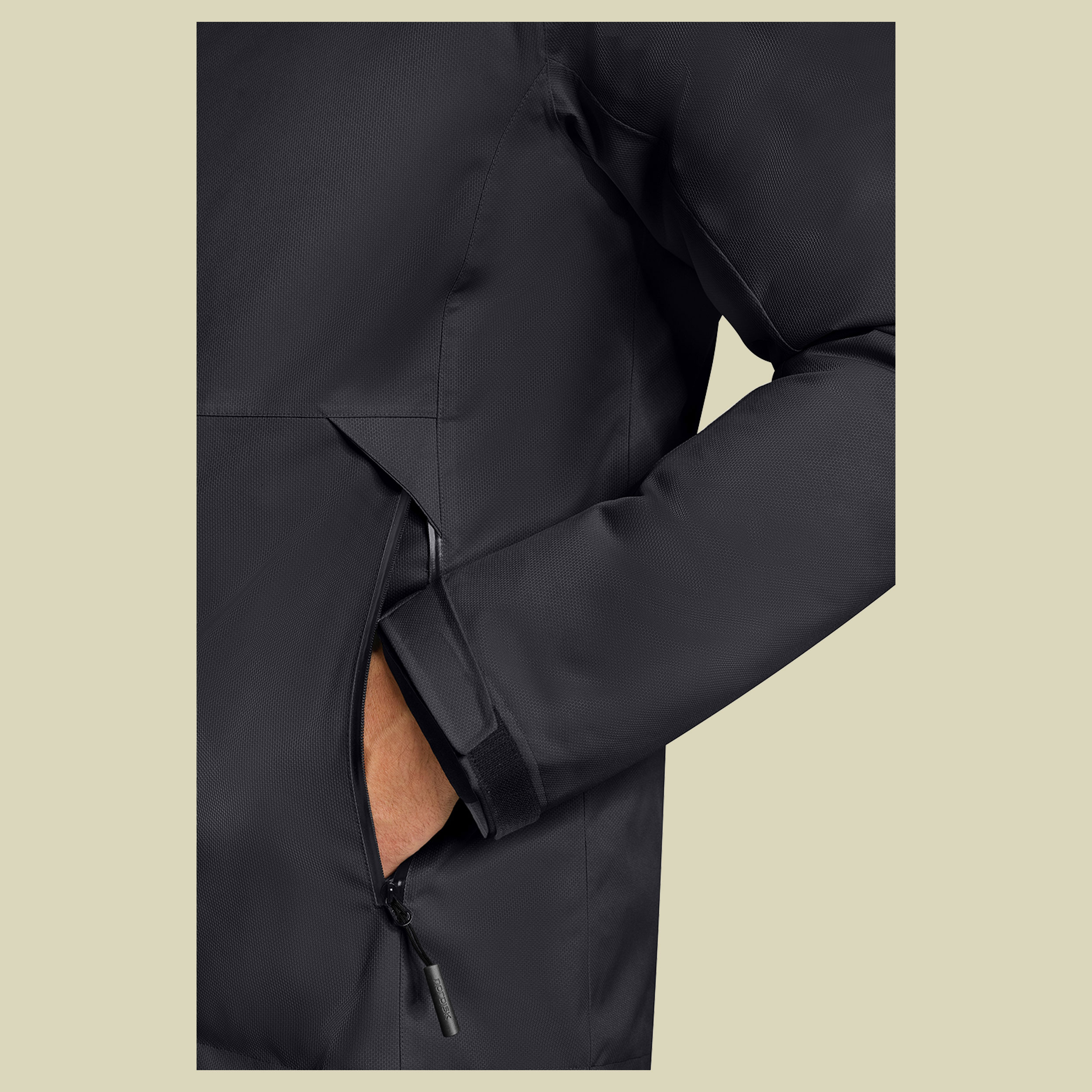 Nao Twin Down Jacket Men schwarz XL - cavier black