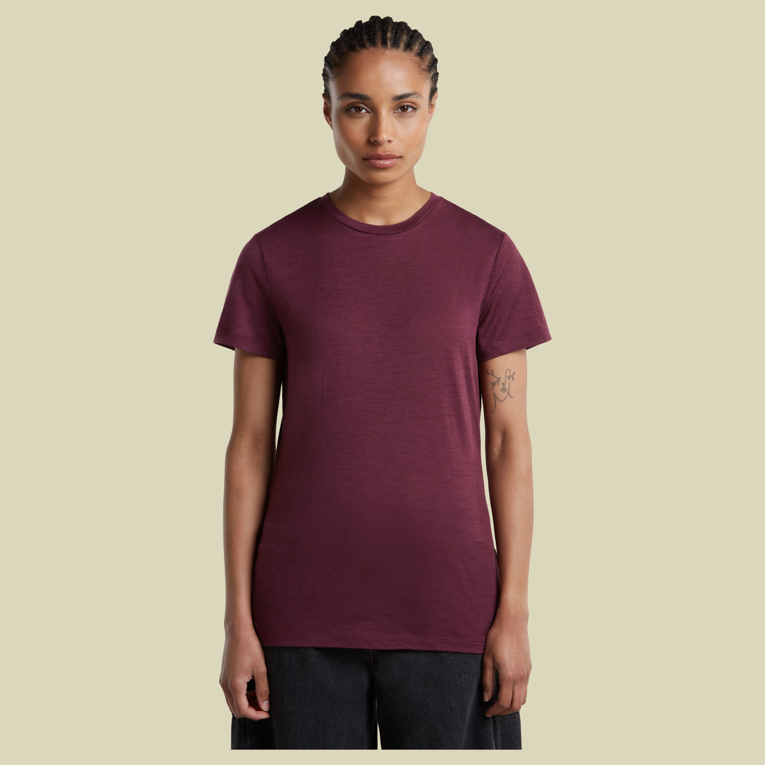 Merino 150 Tech Lite III SS Tee Women XL lila - dark berry