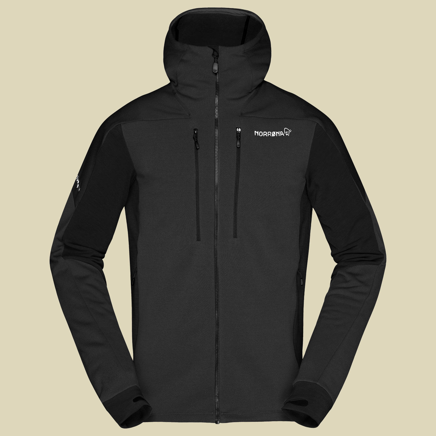 Trollveggen Powerstretch Pro Zip Hood Men