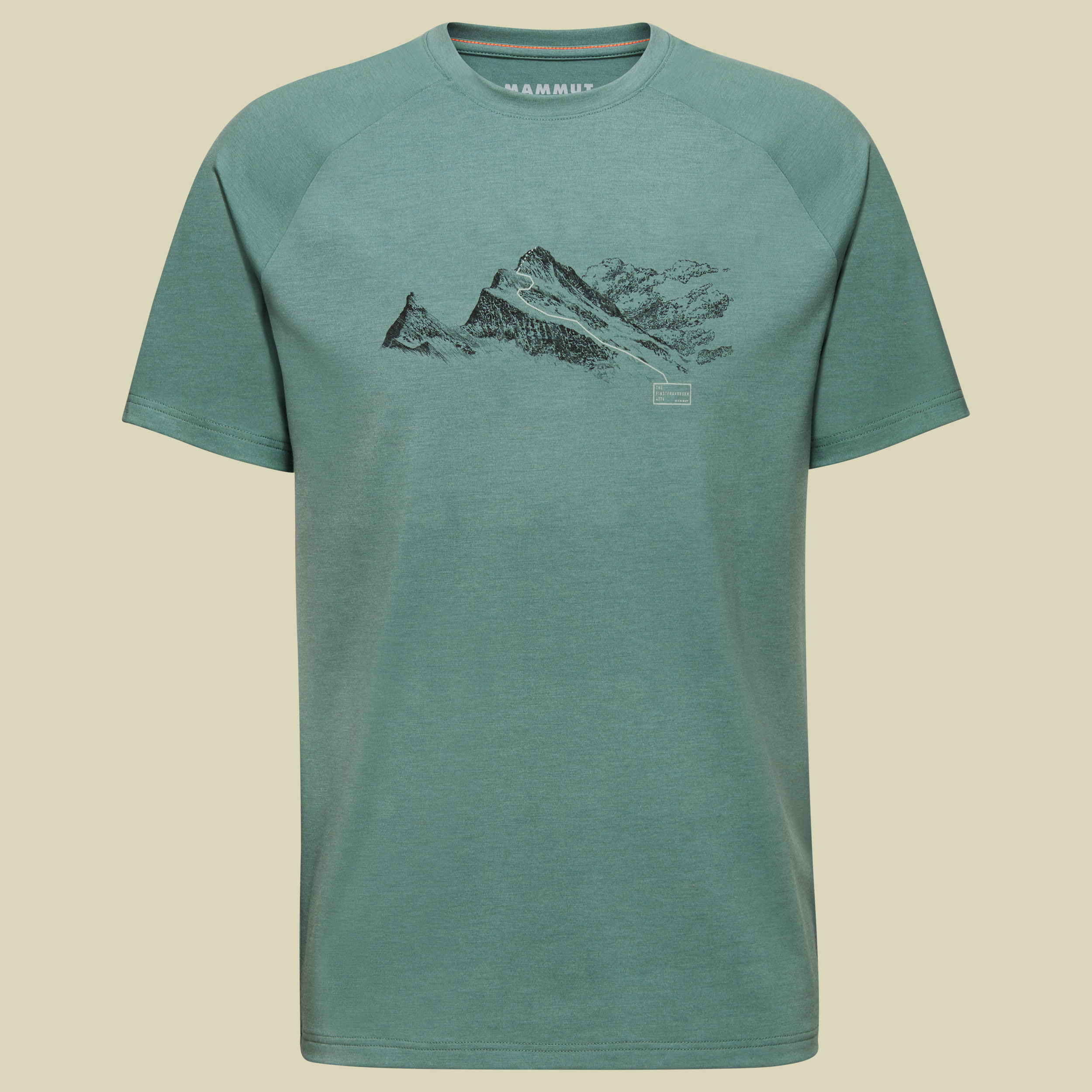 Mountain T-Shirt Men Finsteraarhorn L grün - dark jade