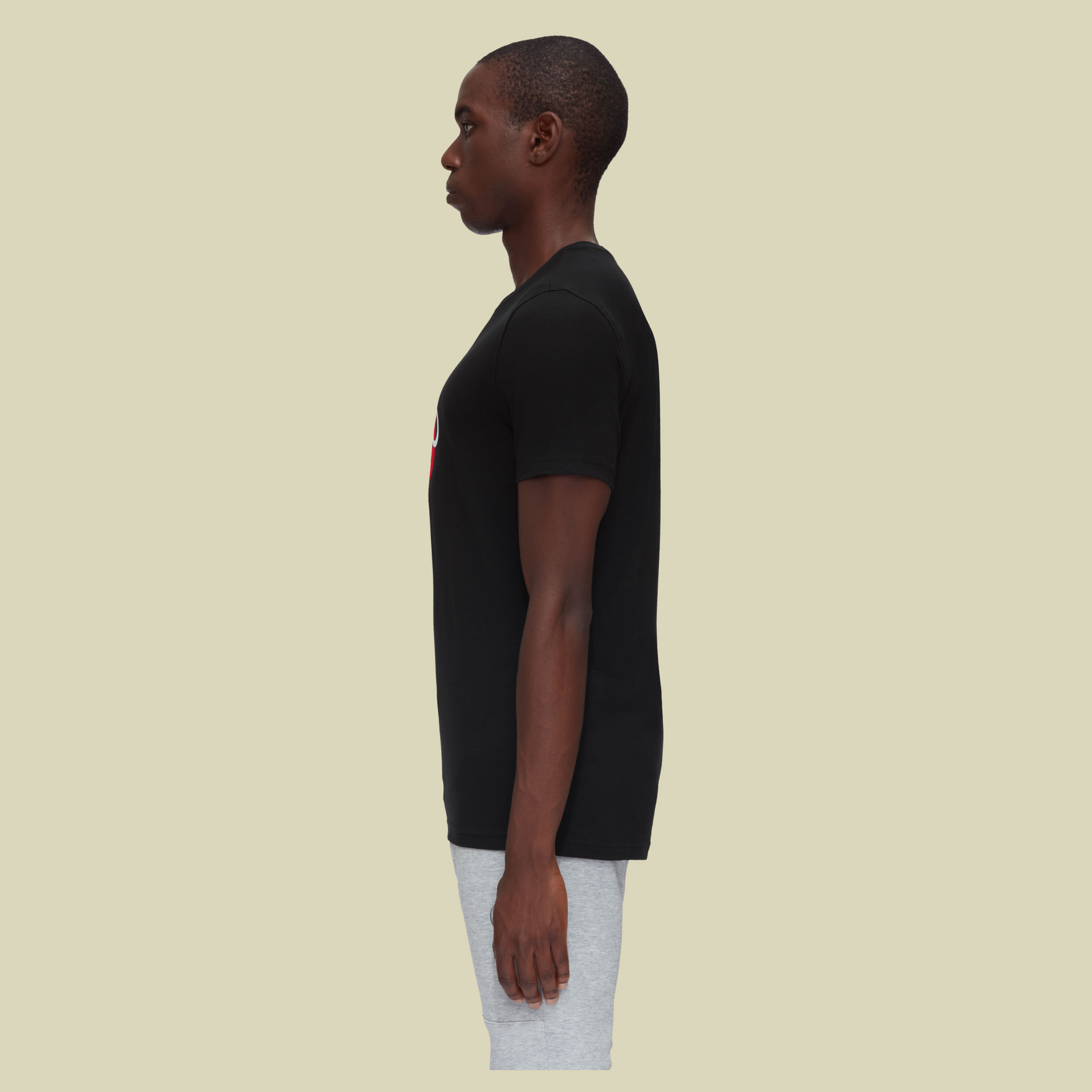 Classic T-Shirt Men mit Logo-Print Größe L  Farbe black-spicy