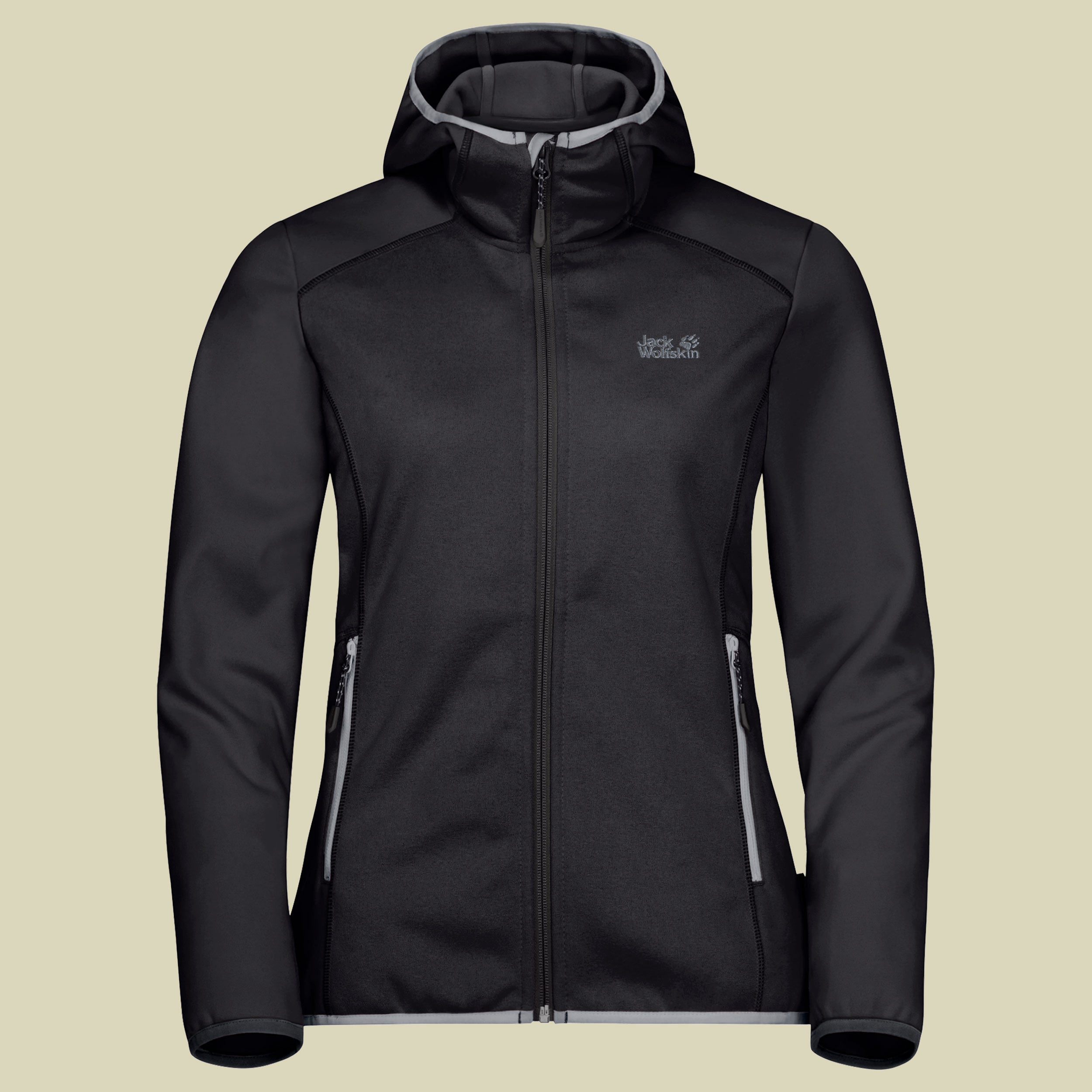 Hydro Hooded Jacket Women Größe L Farbe black