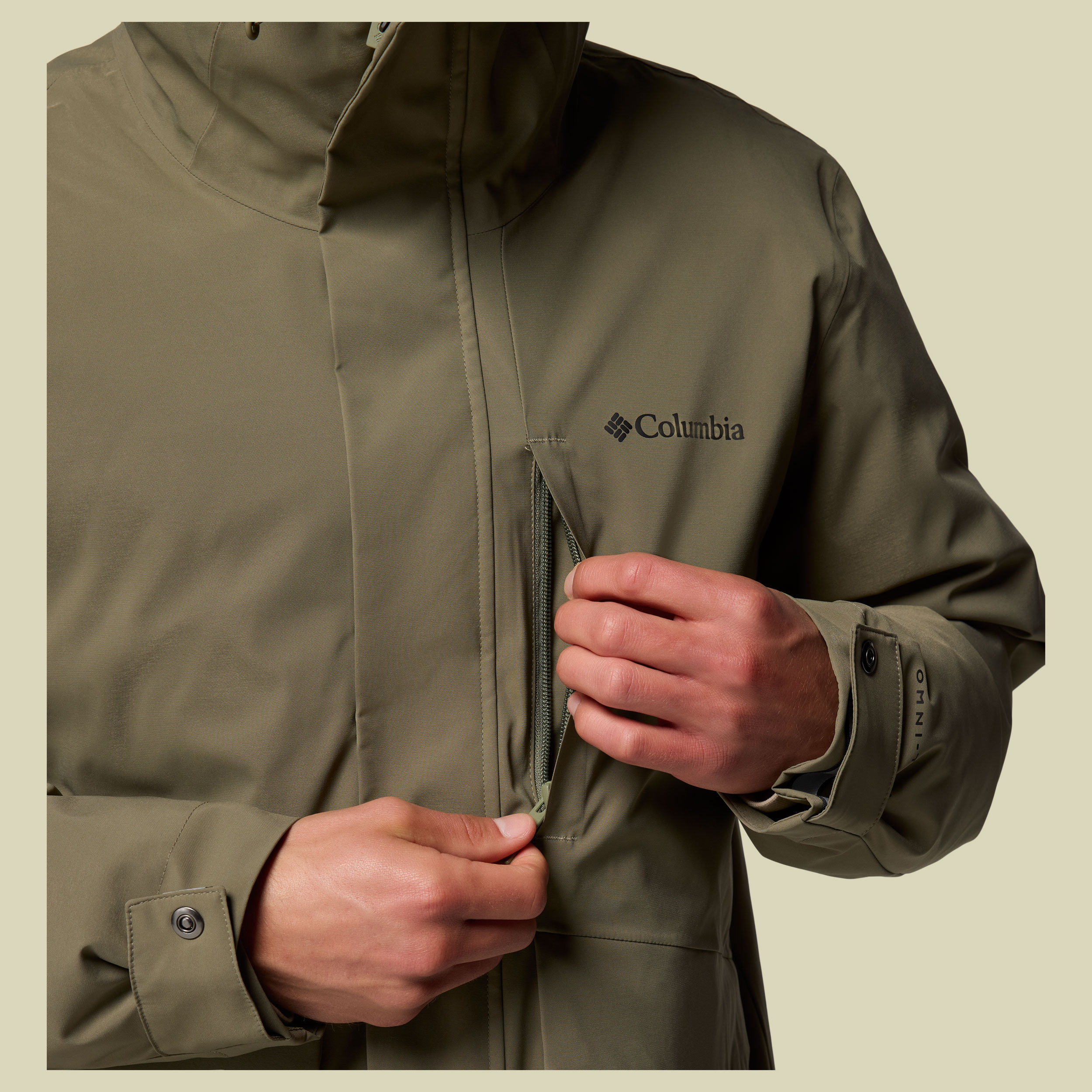 Street Heights Parka Men XXL grün- Farbe stone green