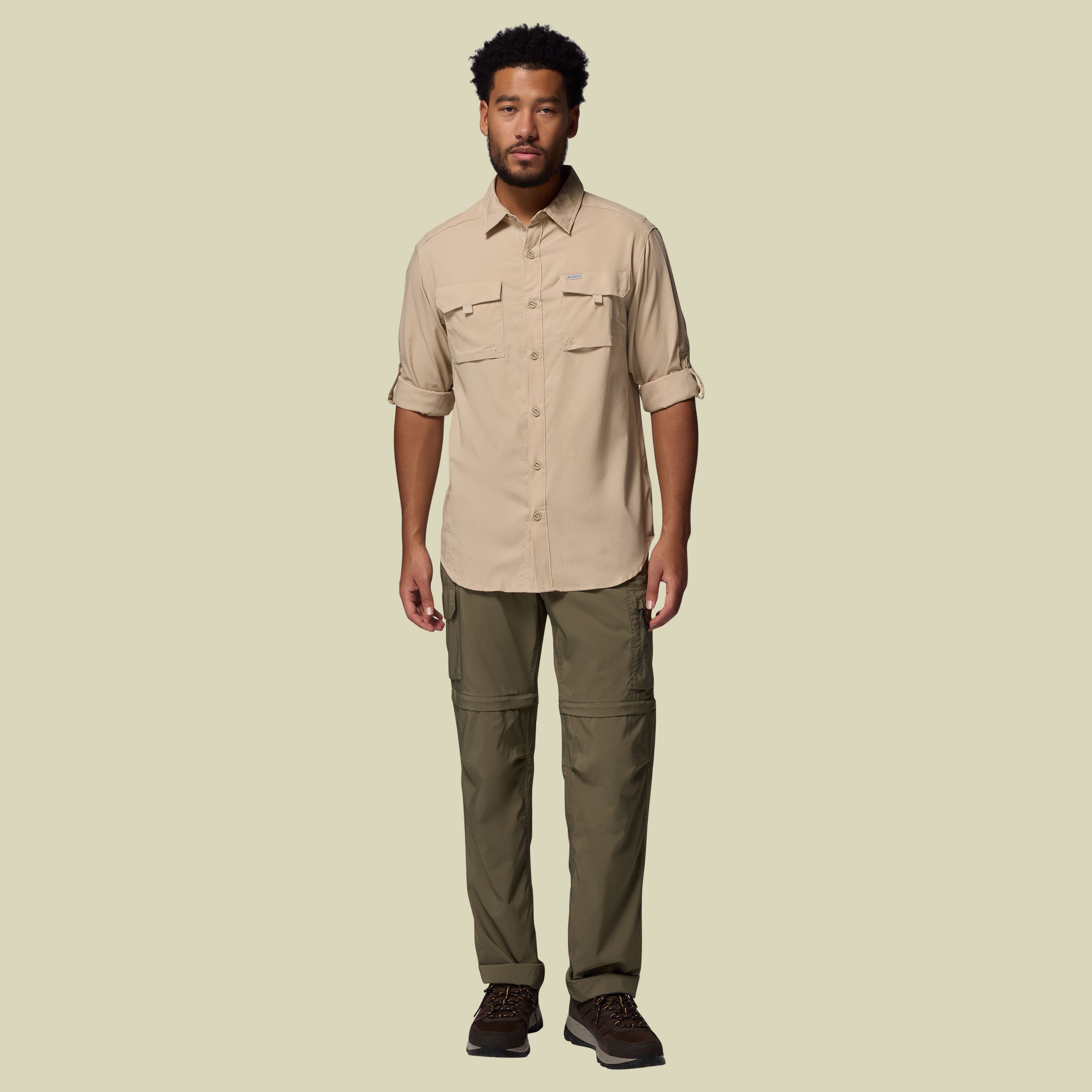 Silver Ridge Utility II LS Shirt Men XXL braun - ancient fossil