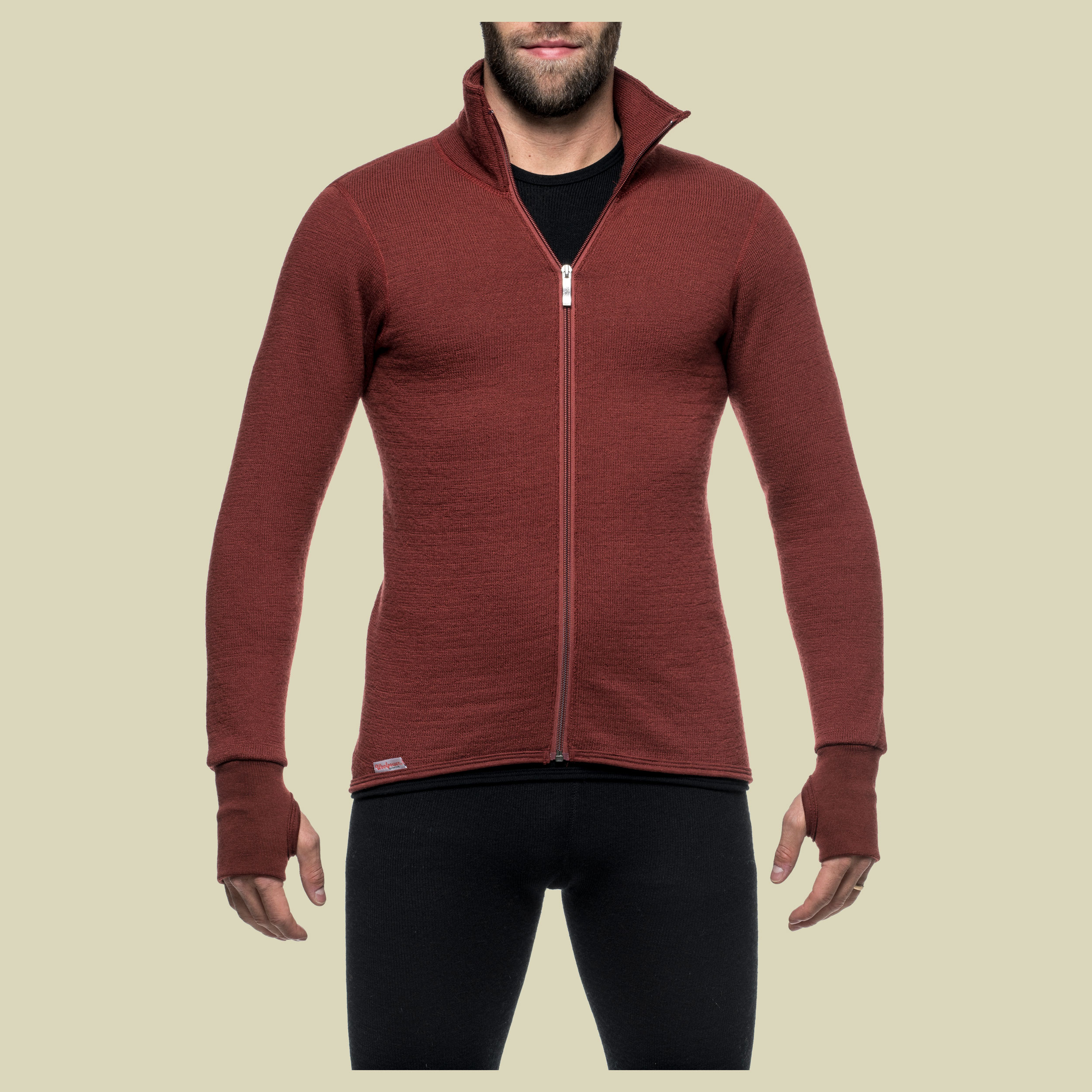 Full Zip Jacket 400 XS rot - rust red