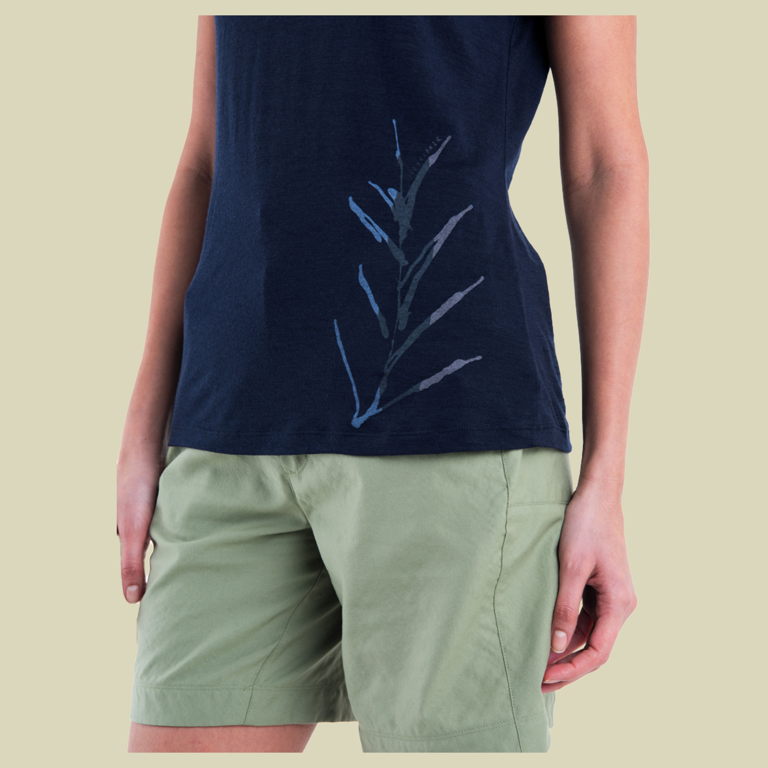 Merino 150 Tech Lite III SS Tee Panax Women M blau - midnight navy