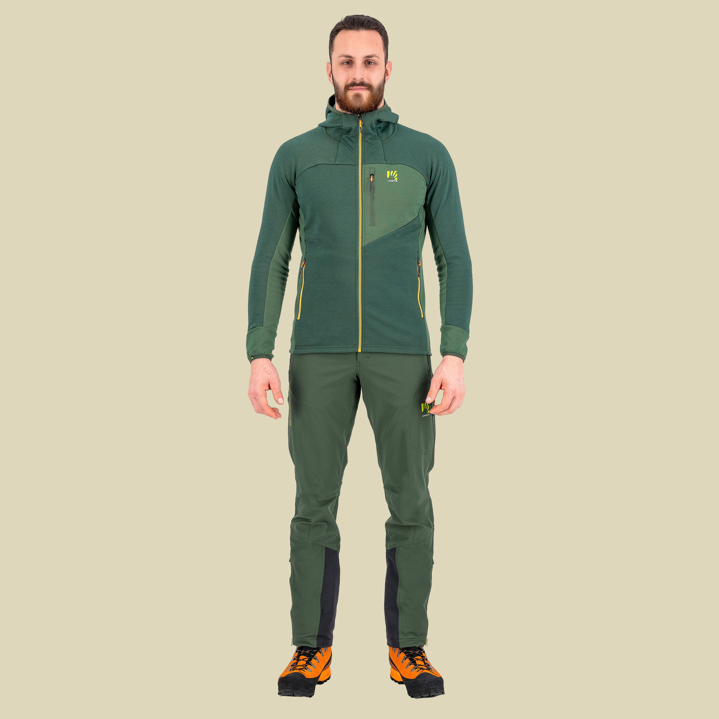 Mezzodi Hoodie Men Größe M  Farbe jungle green/smoke pine