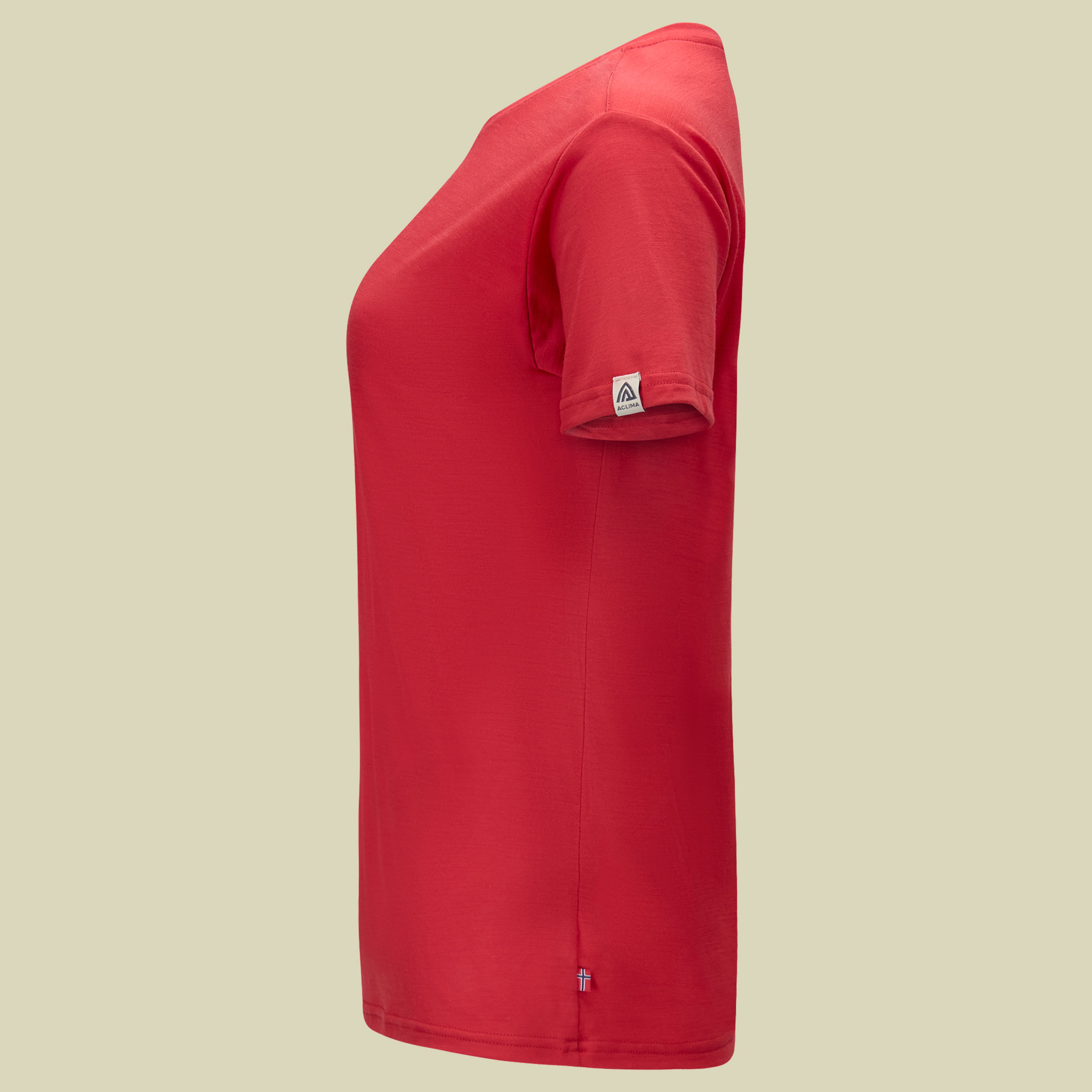 LightWool Classic Tee Women rot M - barbados cherry