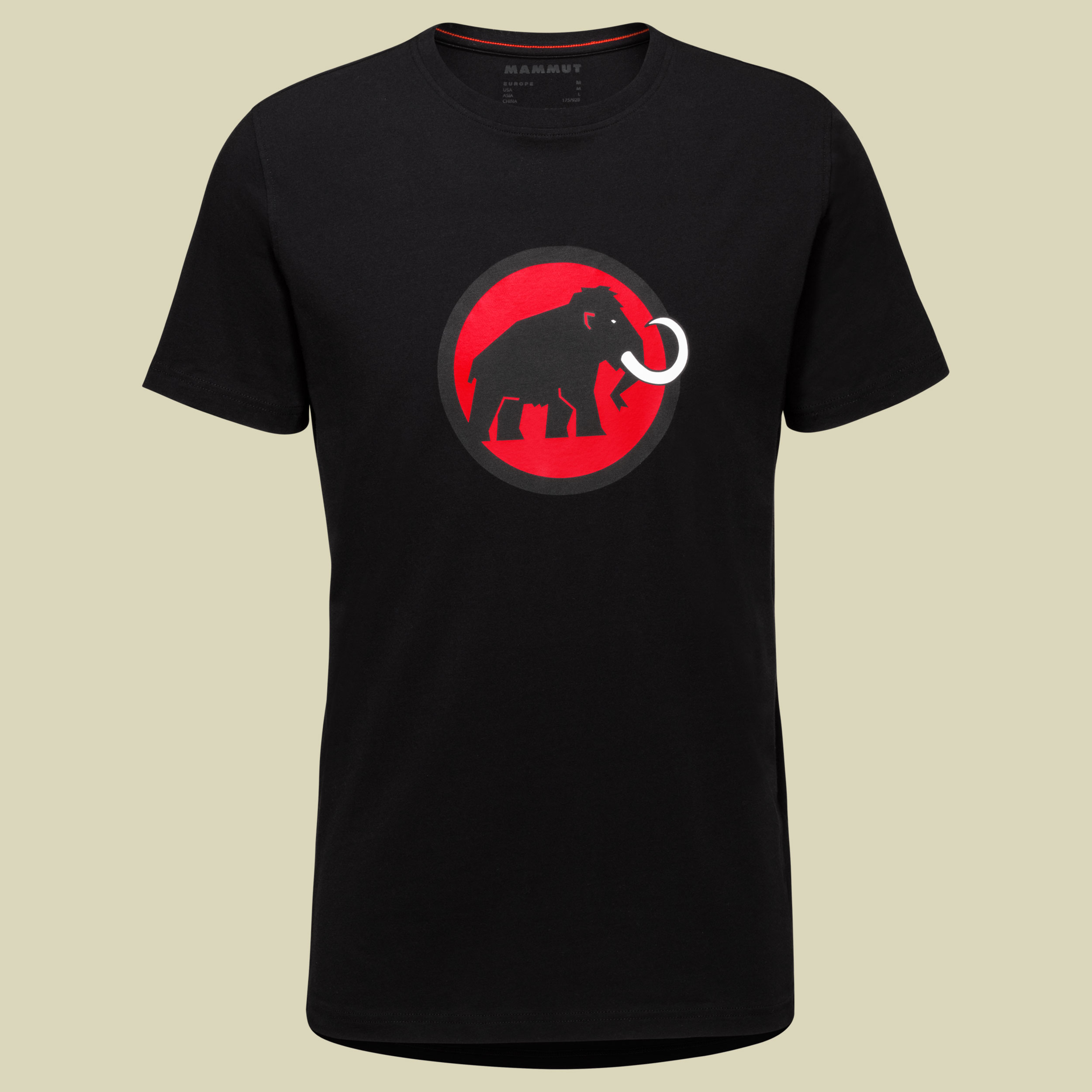 Classic T-Shirt Men mit Logo-Print Größe XL Farbe black-spicy